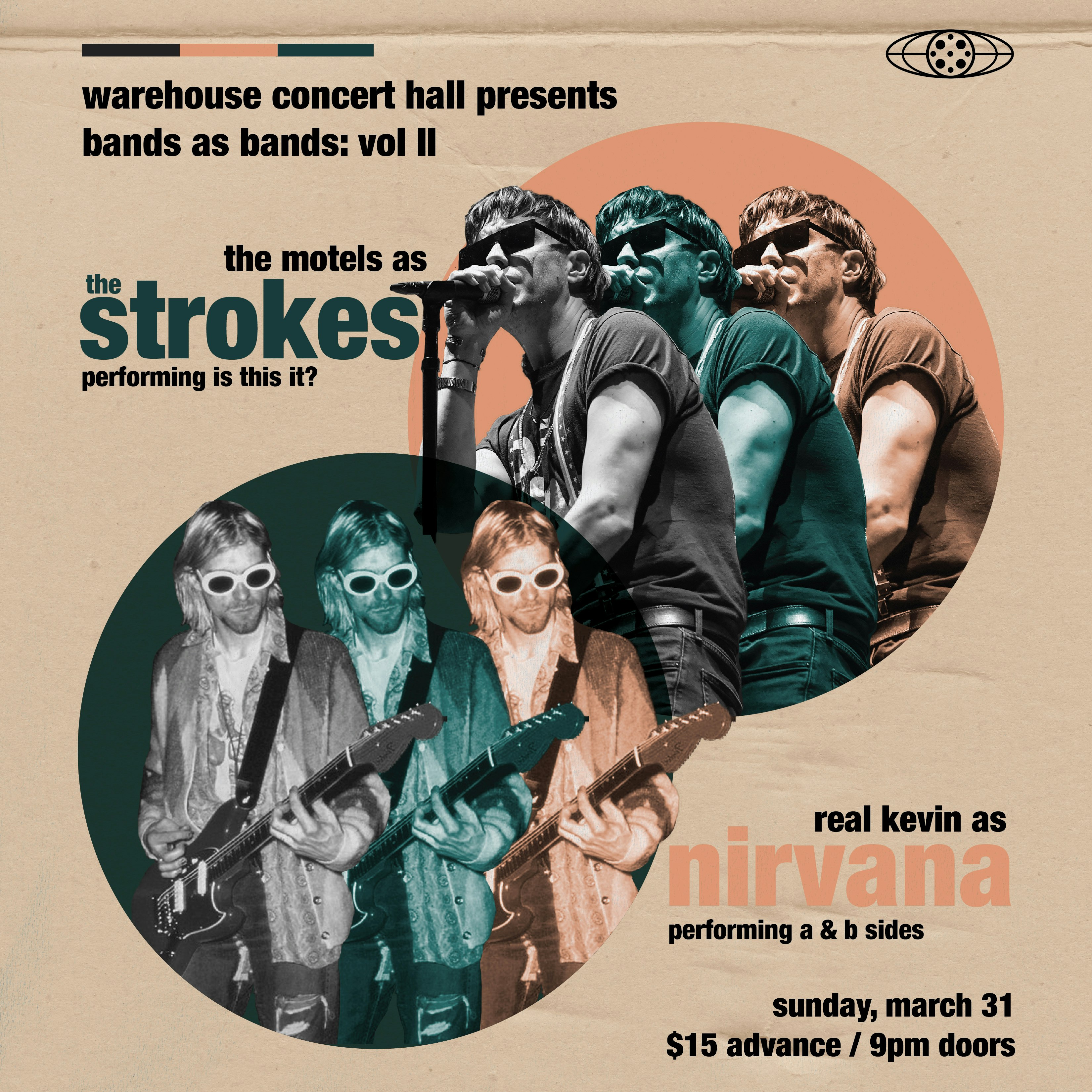 Bands as Bands Vol II Strokes vs Nirvana Tickets CA 24.76 Mar