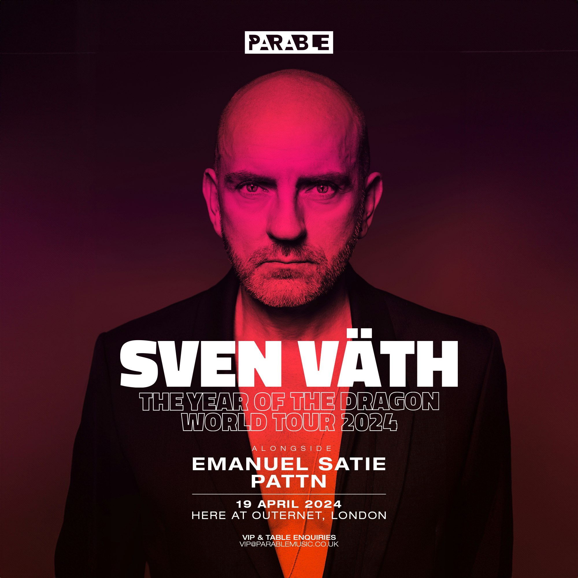 Parable presents: Sven Vath at HERE at Outernet