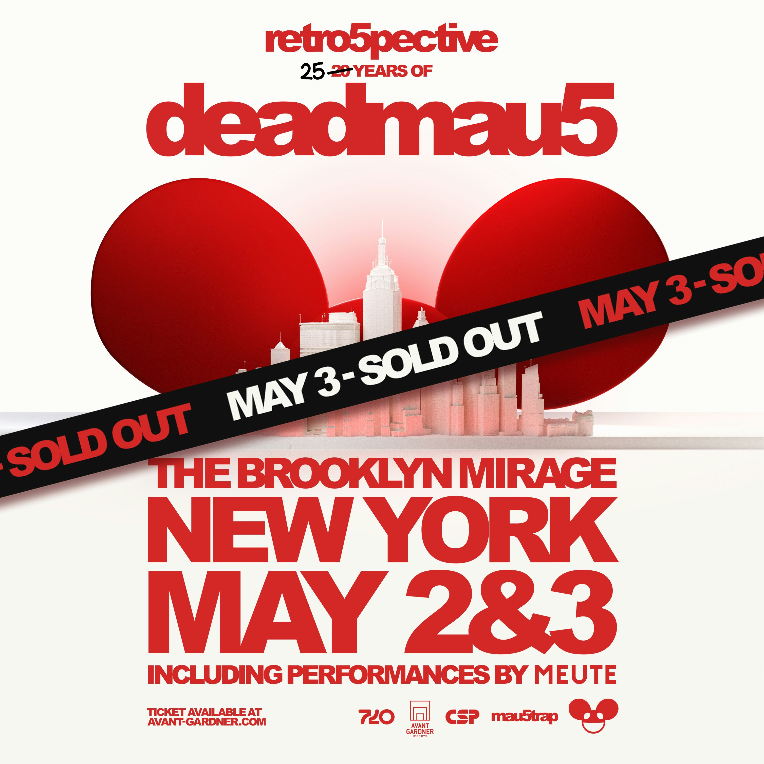 retro5pective: 20 years of deadmau5 Tickets | From $103.52 | 3 May