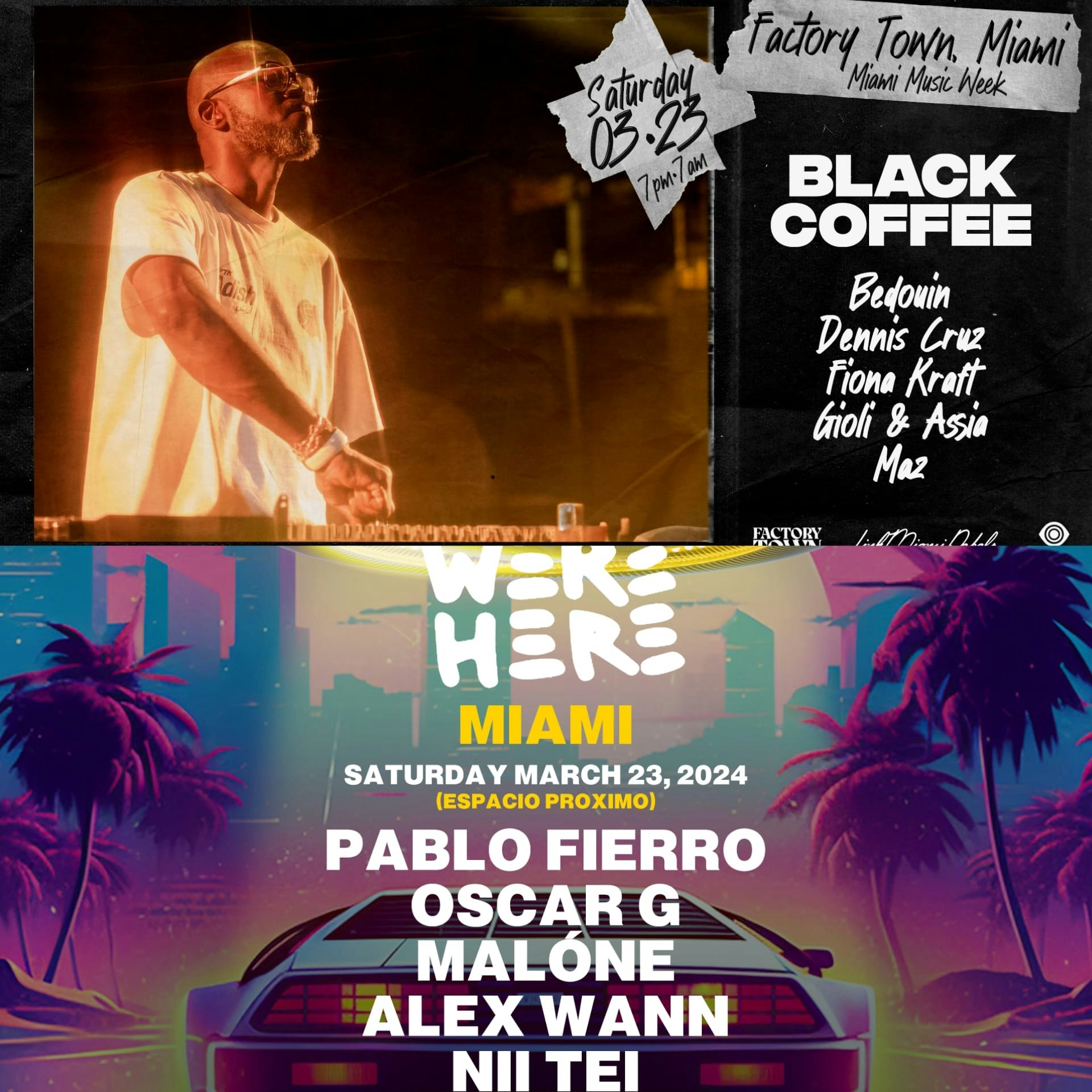 Black Coffee Miami + Pablo Fierro's We're Here Bilhetes A partir de