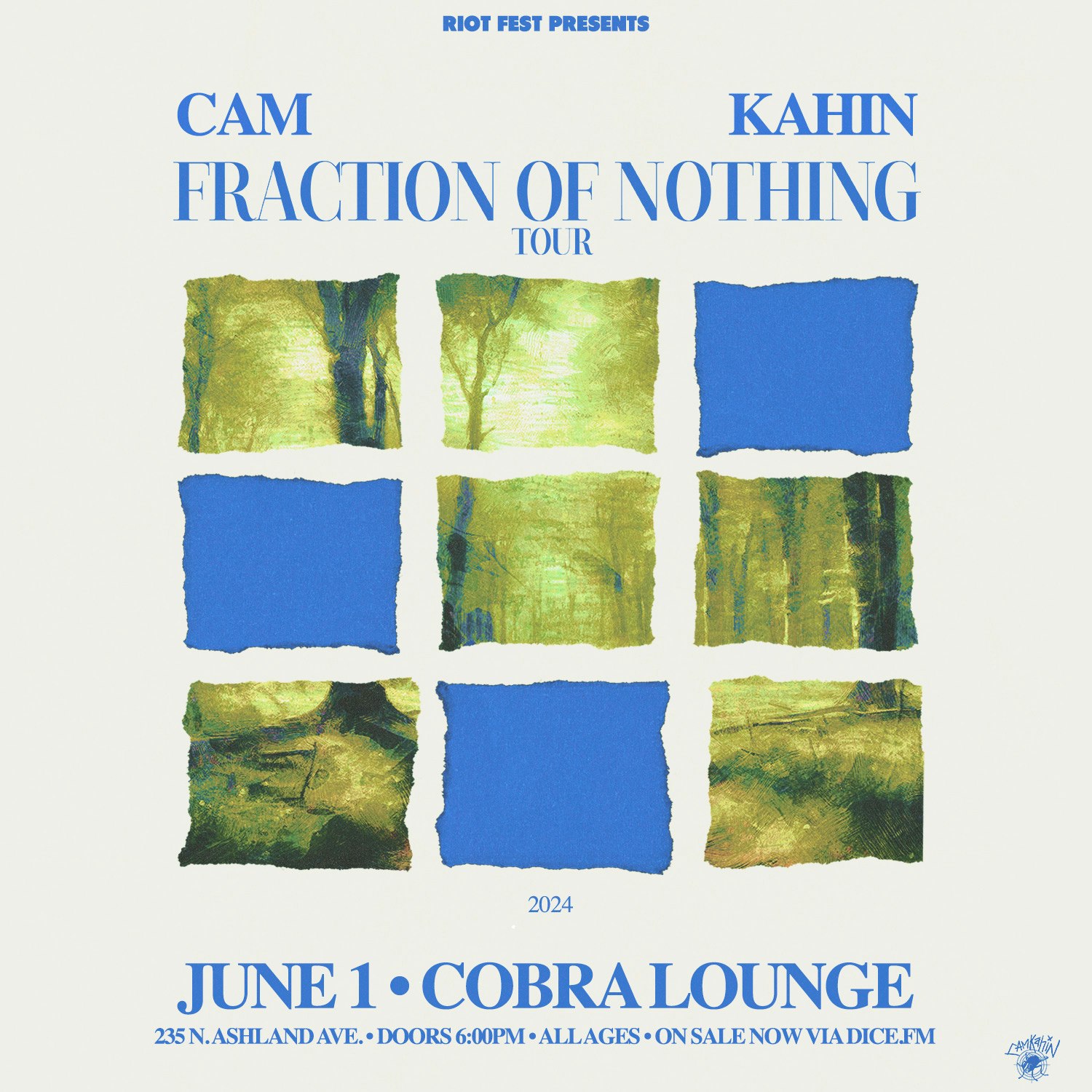 Cam Kahin: Fraction of Nothing Tour Tickets | $21 | 1 Jun @ Cobra