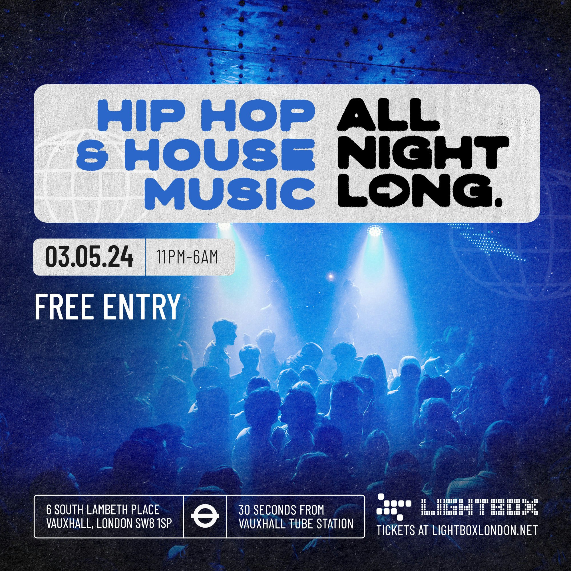 All Night Long Hip Hop / House! Free Entry Entradas Desde Gratis