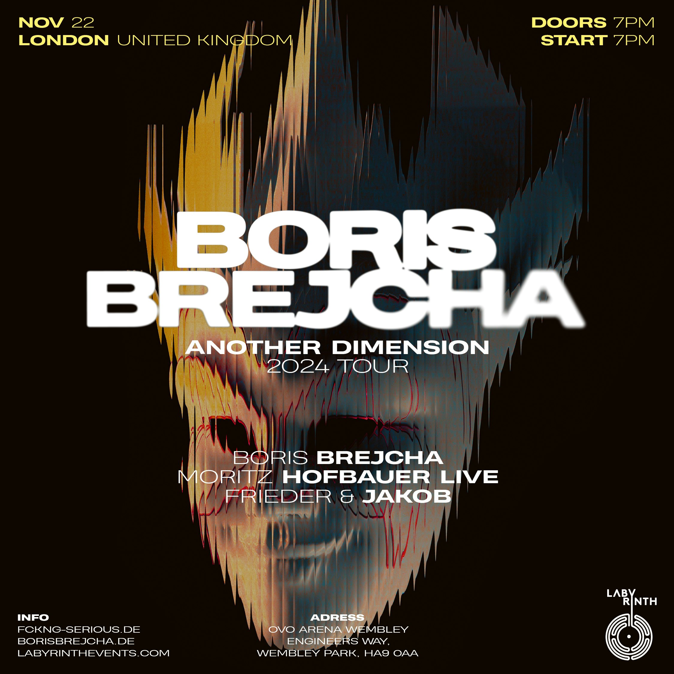Boris Brejcha Another Dimension 2024 Tour Tickets From £61.15 22