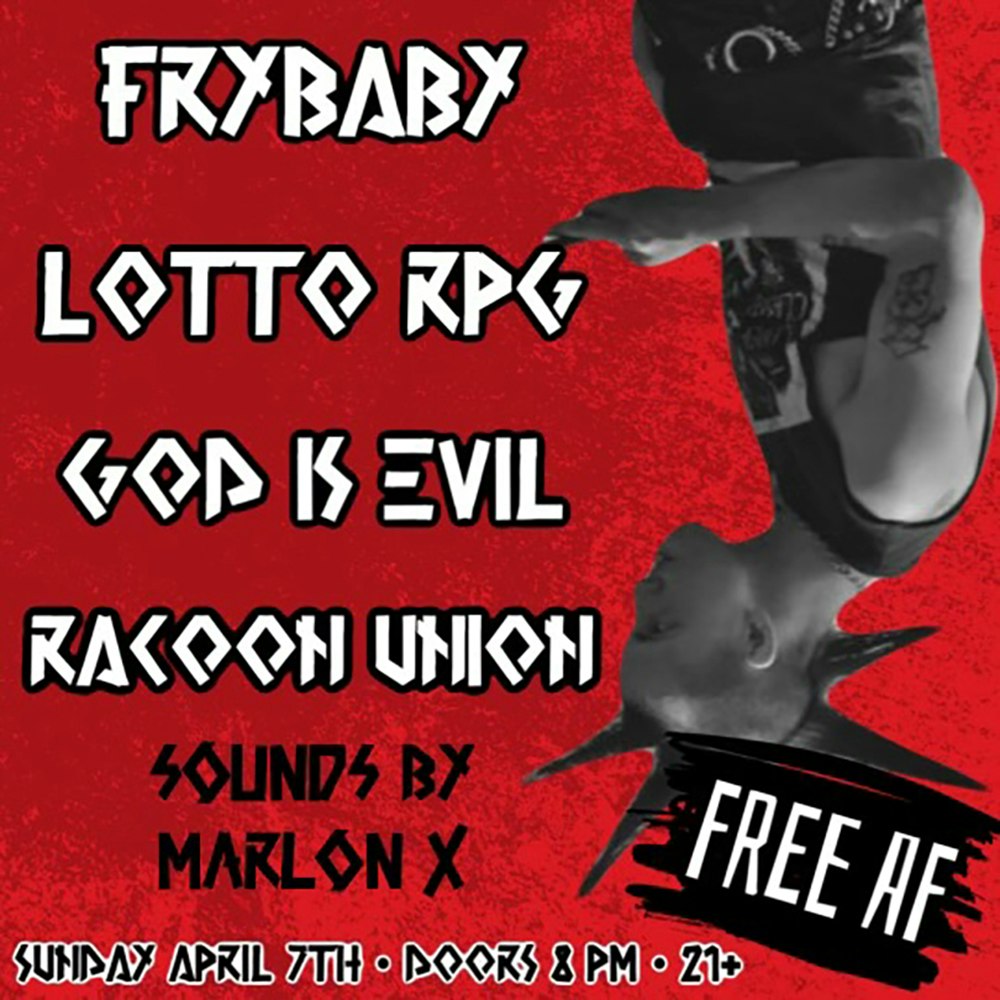 Frybaby, Lotto RPG, God is Evil, Racoon Evil Tickets, Free