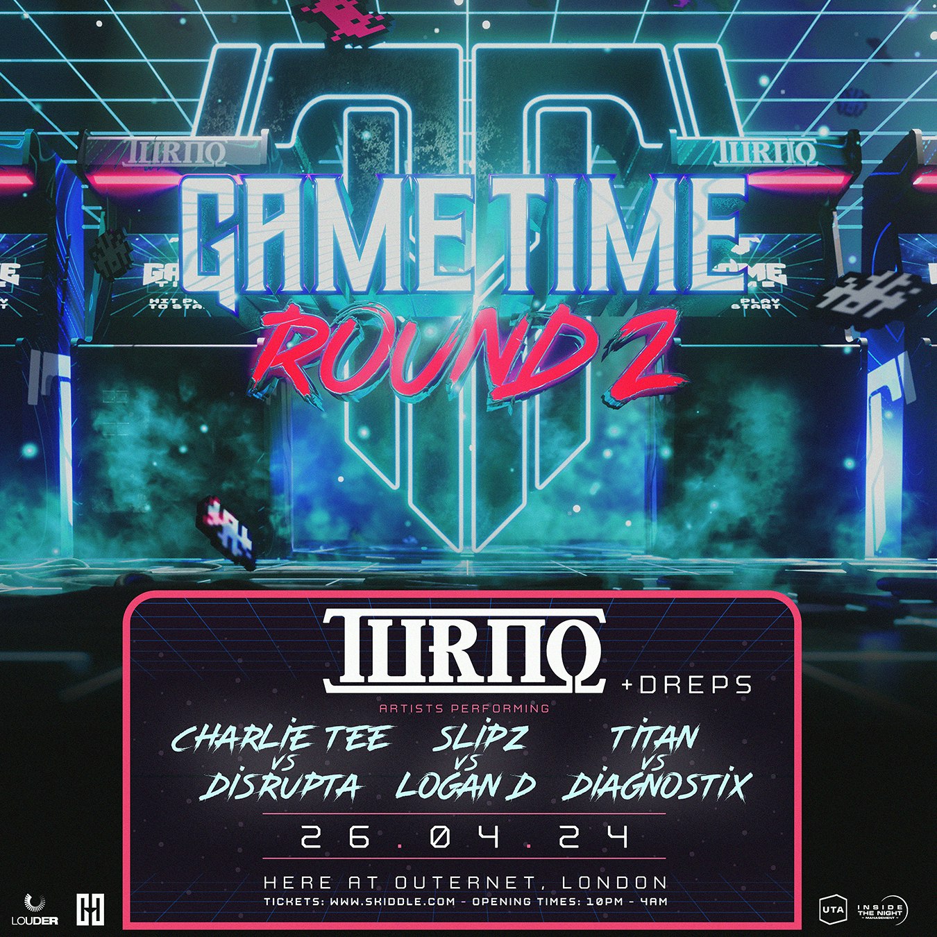 Turno Presents: GAMETIME Round 2 at HERE at Outernet