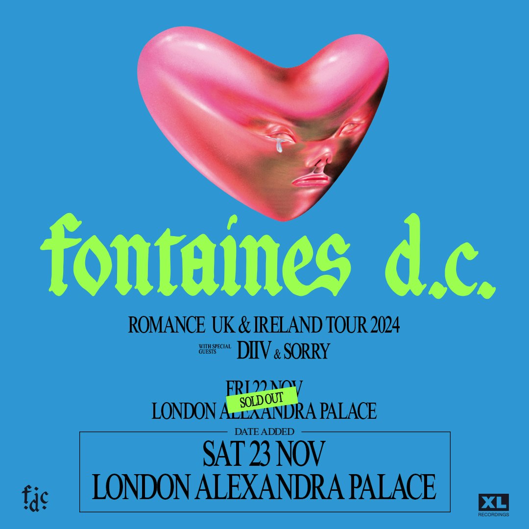 Fontaines D.C. Tickets From £52.69 22 Nov Alexandra Palace, London DICE