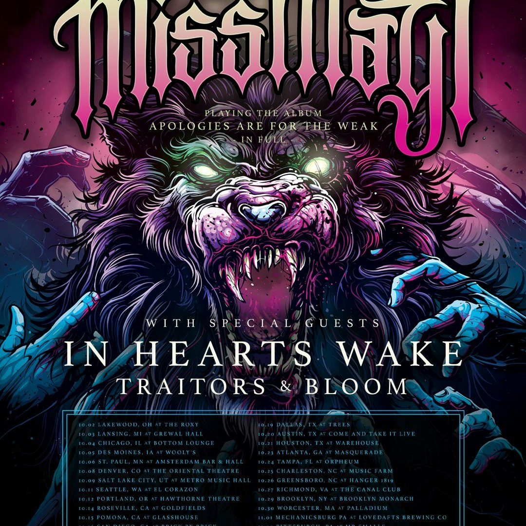 Miss May I: Apologies Tour