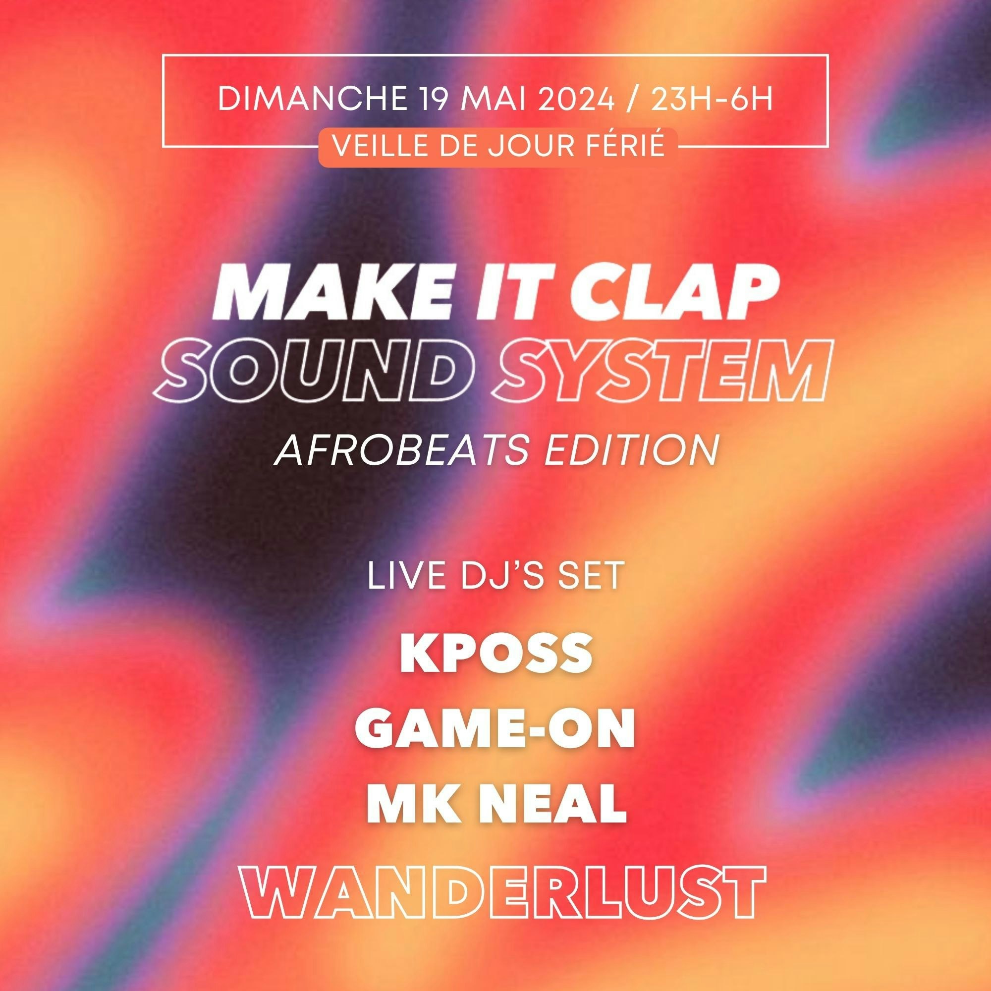 MAKE IT CLAP - Sound System 