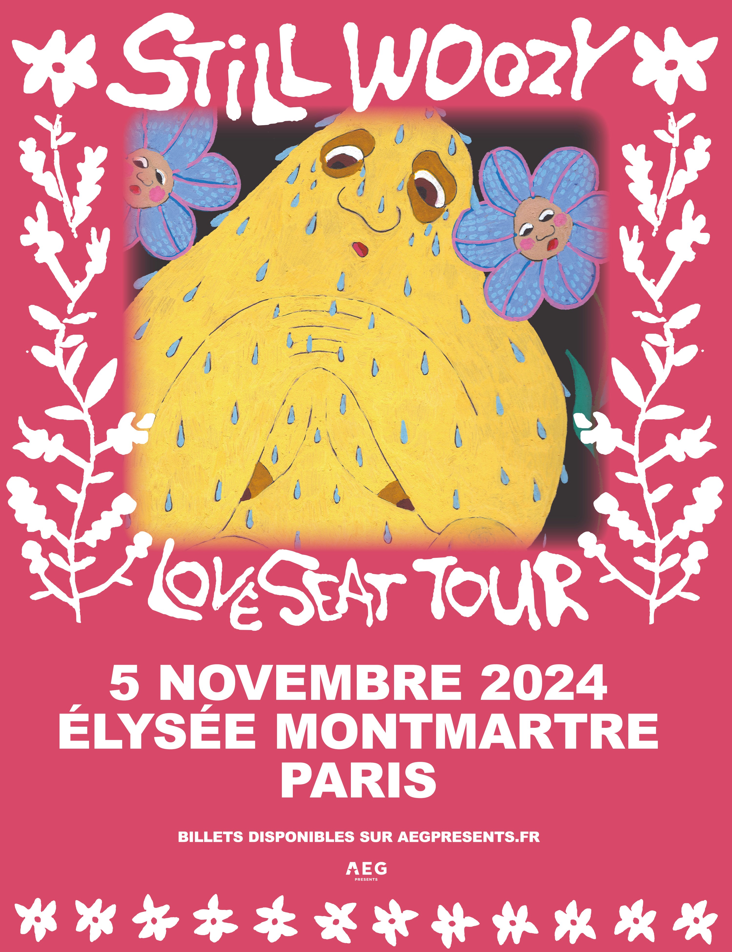 Still Woozy Tickets €32.30 5 Nov Élysée Montmartre, Paris DICE