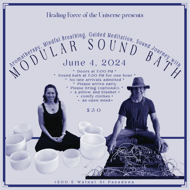 Modular Sound Bath Bilhetes | $ 33,99 | 4 de jun. @ Healing Force of ...