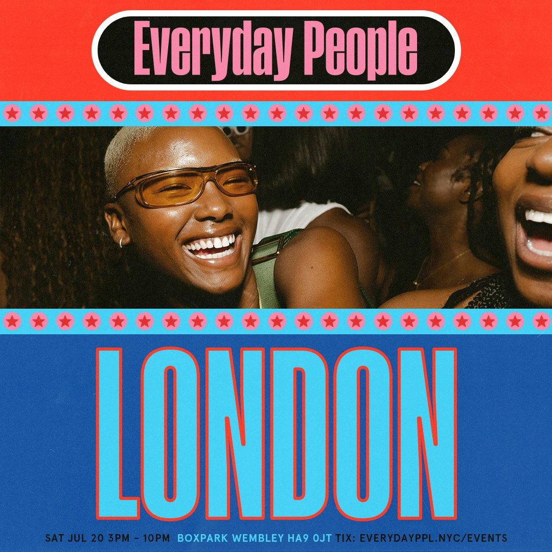 Everyday People London Bilhetes | A partir de ? 24,70 | 20 de jul ...