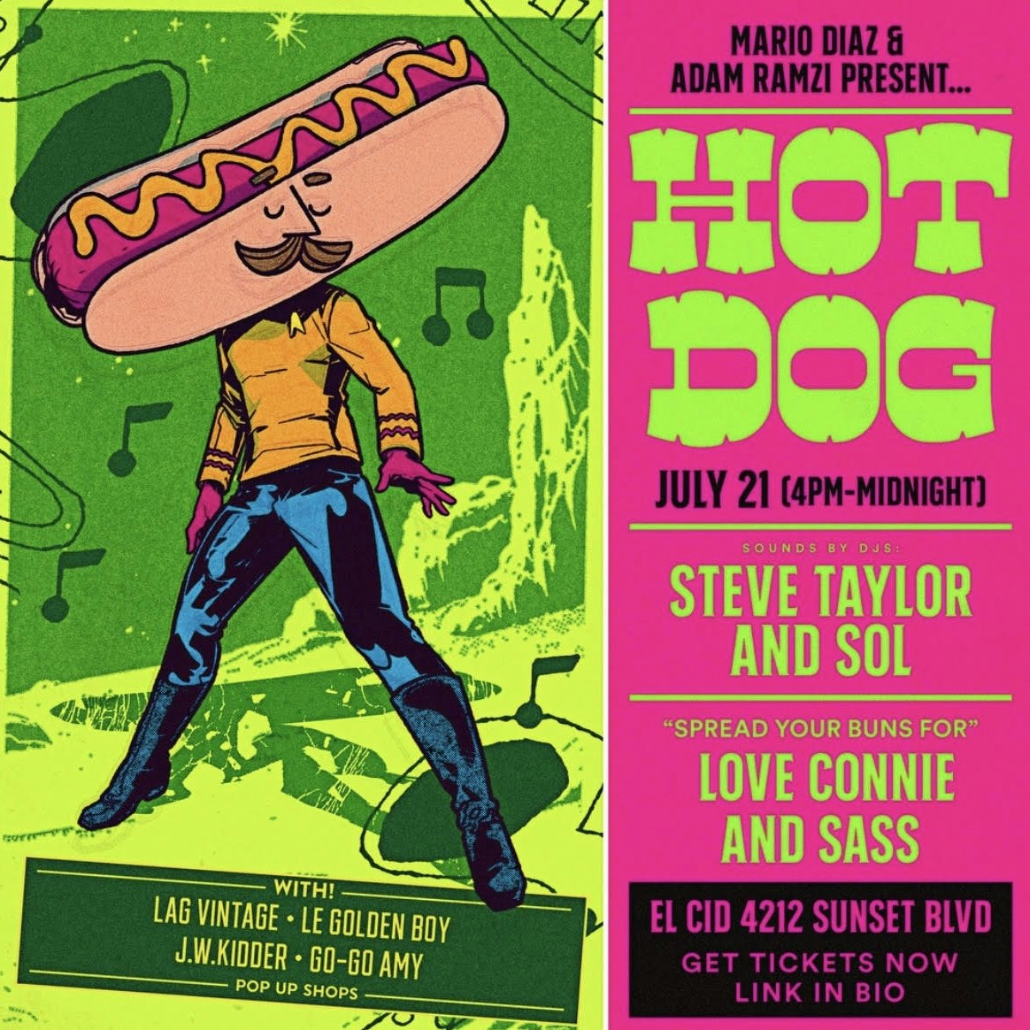 Hot Dog Sunday Tickets | $12.36 | 21 Jul @ El Cid, Los Angeles | DICE