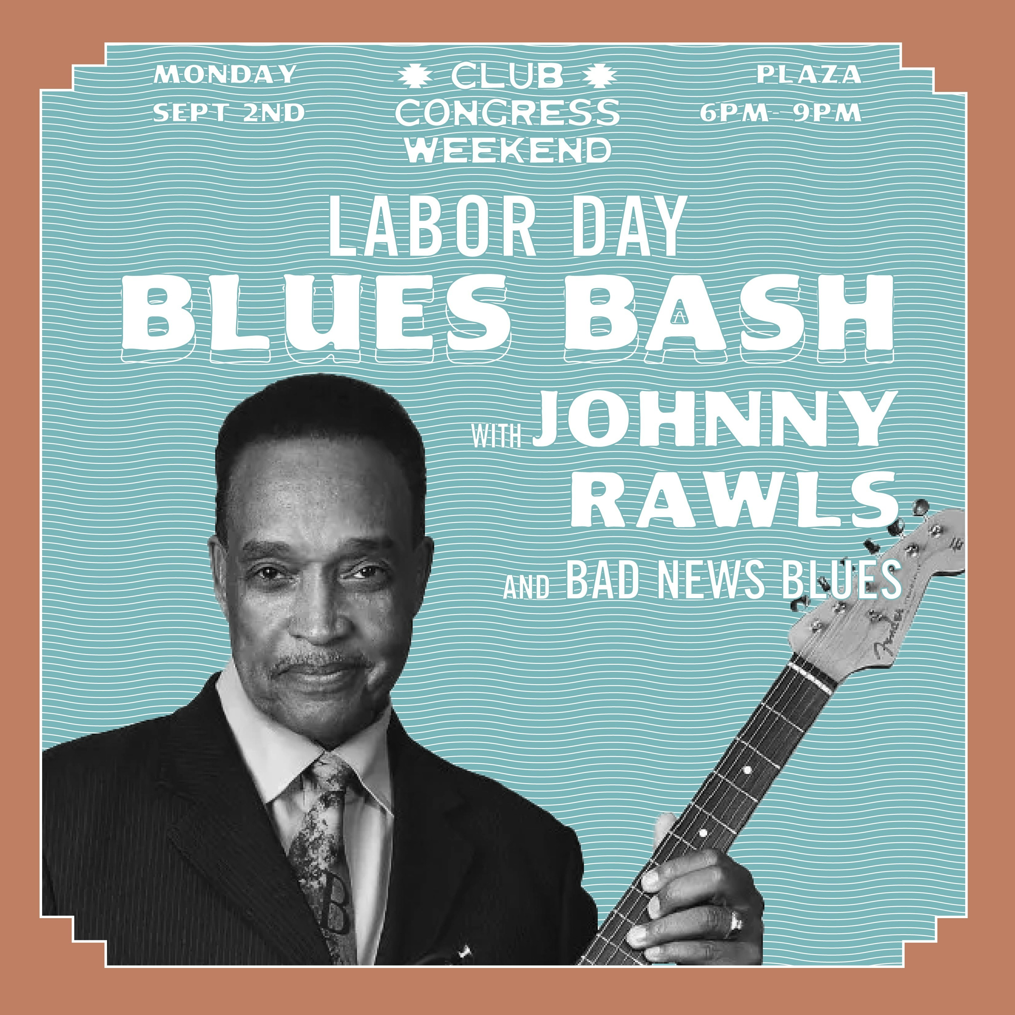 Labor Day Blues Bash w/ Johnny Rawls & Bad News Blues