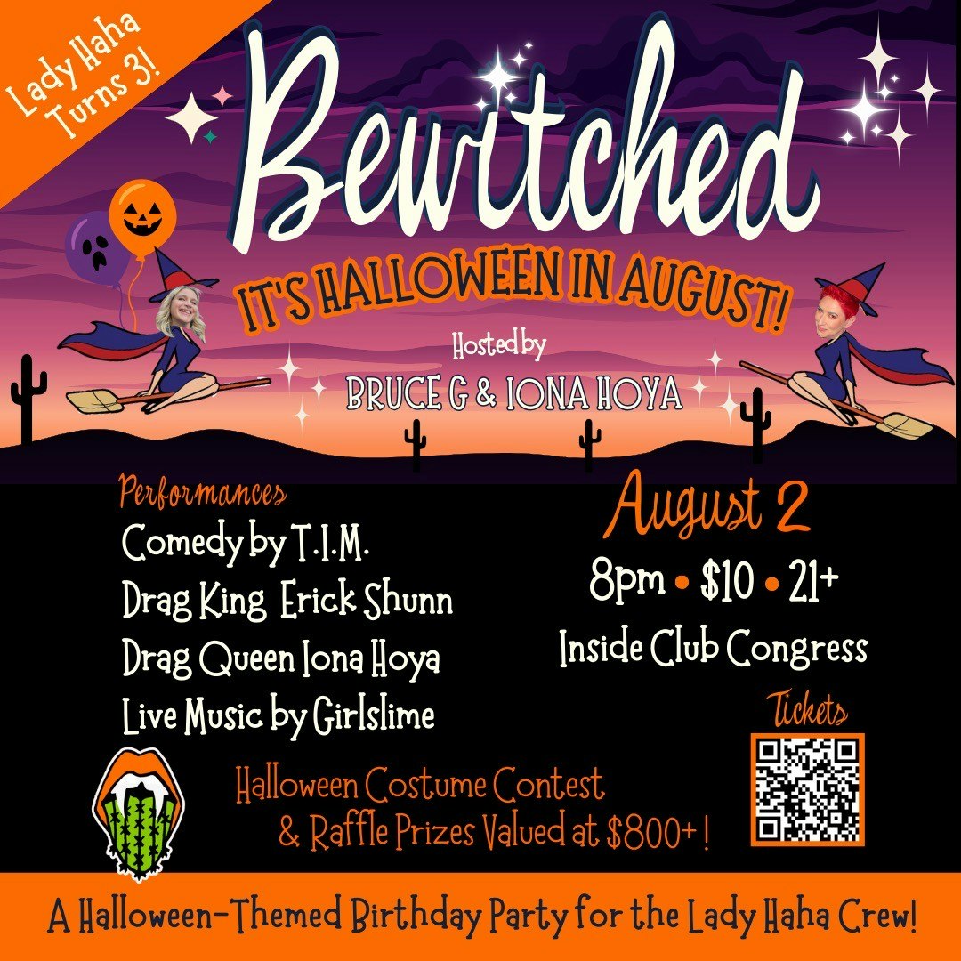 Lady Haha Presents: BEWITCHED; A HALLOWEEN-THEMED BIRTHDAY SHOW