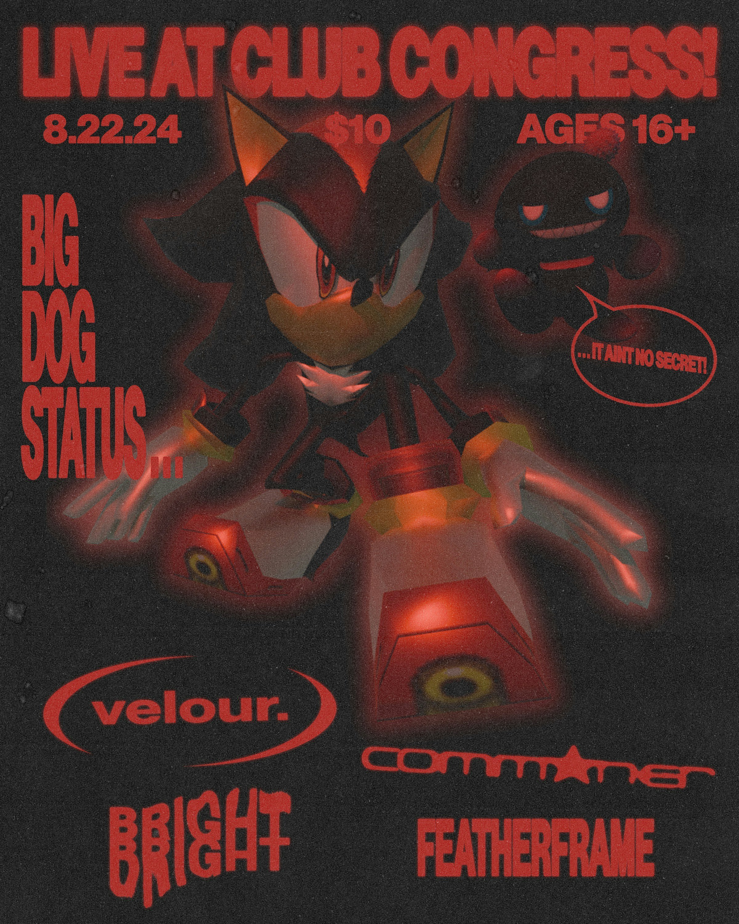 Velour, Commoner, BrightBright, and Featherframe