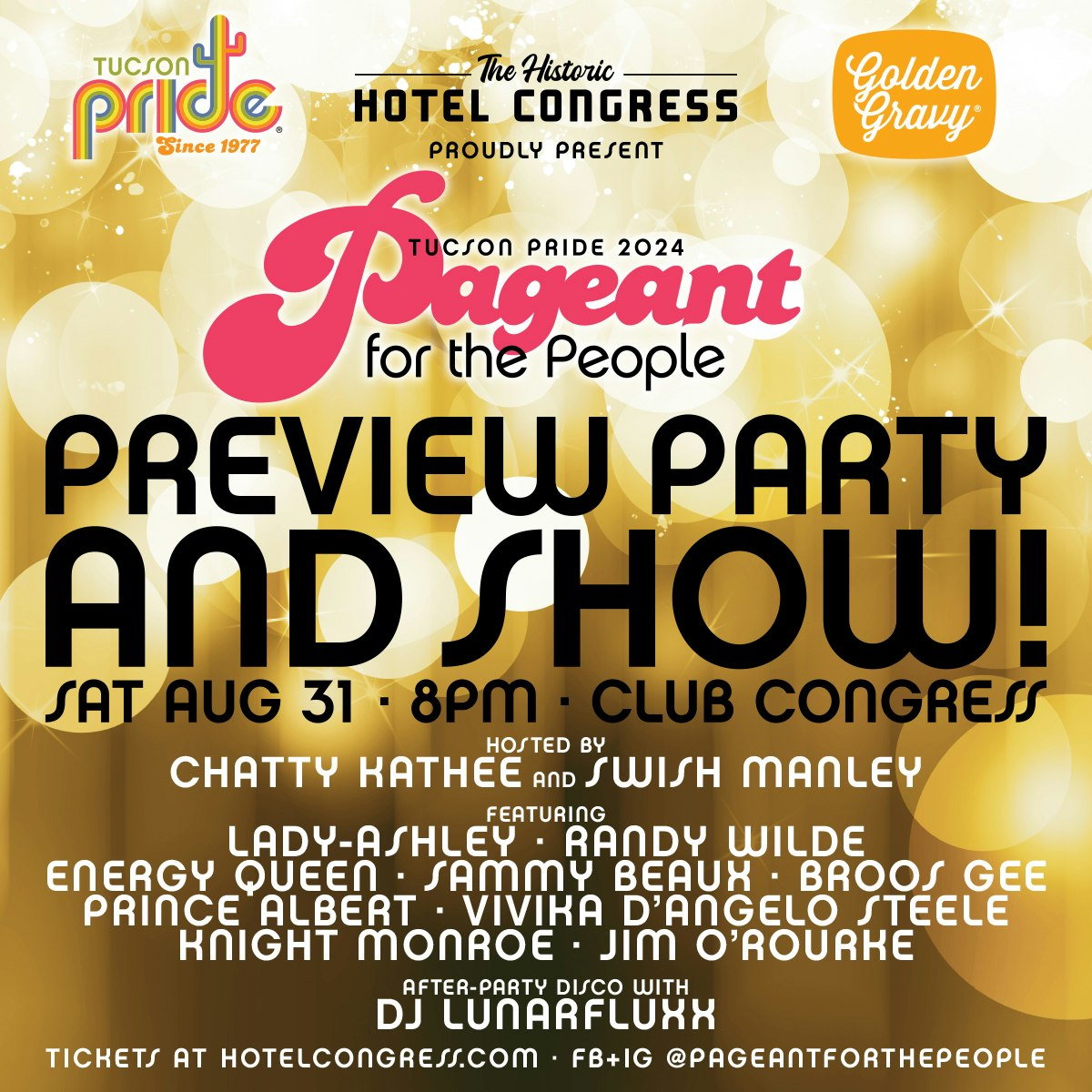 Pageant For The People Preview Party & Show