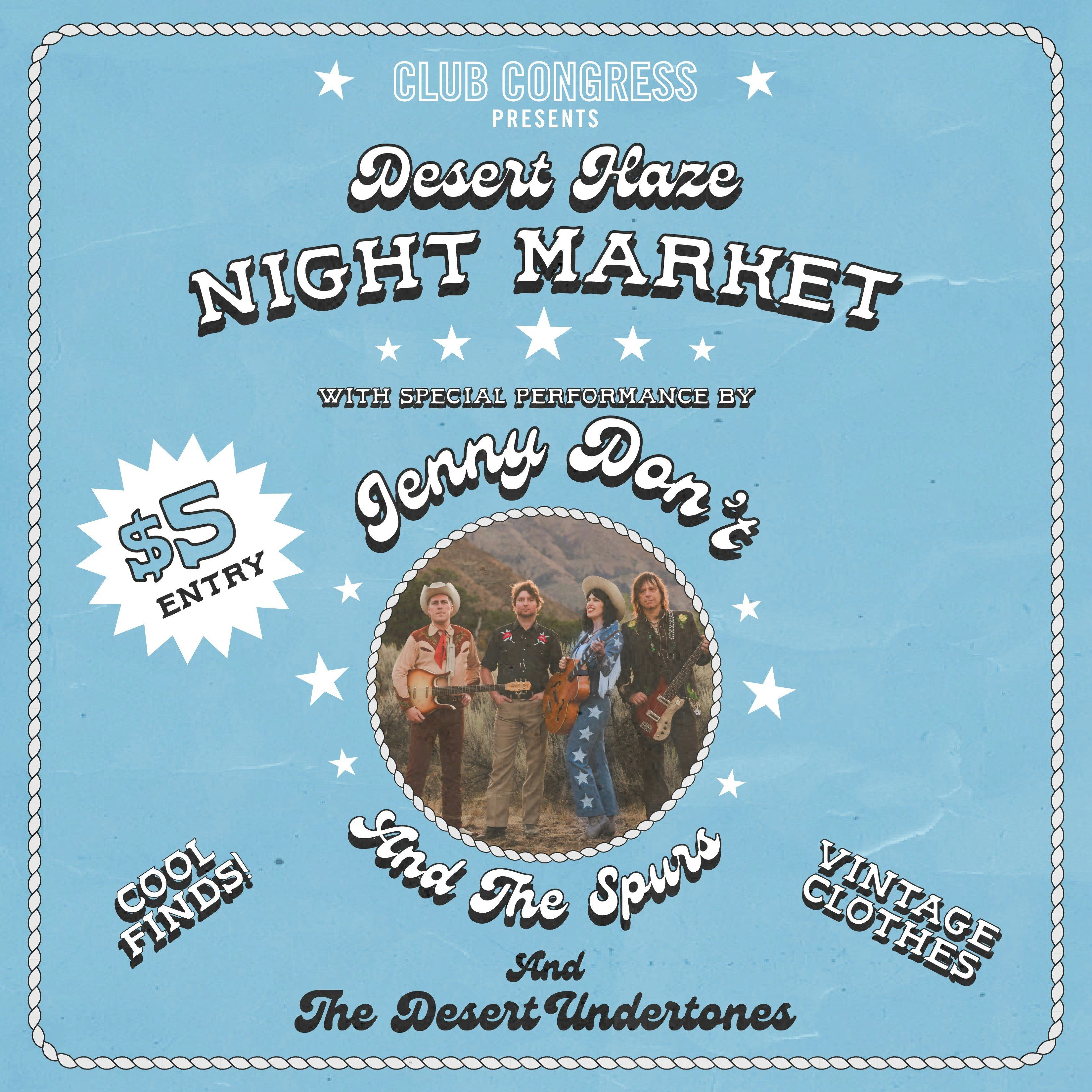 Desert Haze Night Market: Jenny Don’t & the Spurs