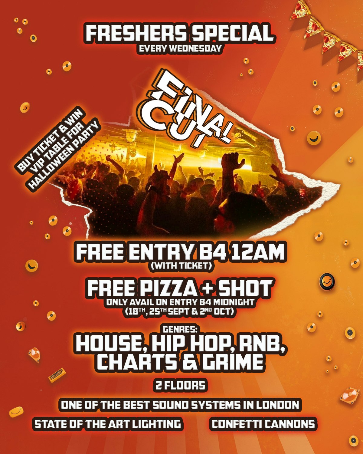 Final Cut / Official Ldn Freshers / Free tickets Tickets From Free