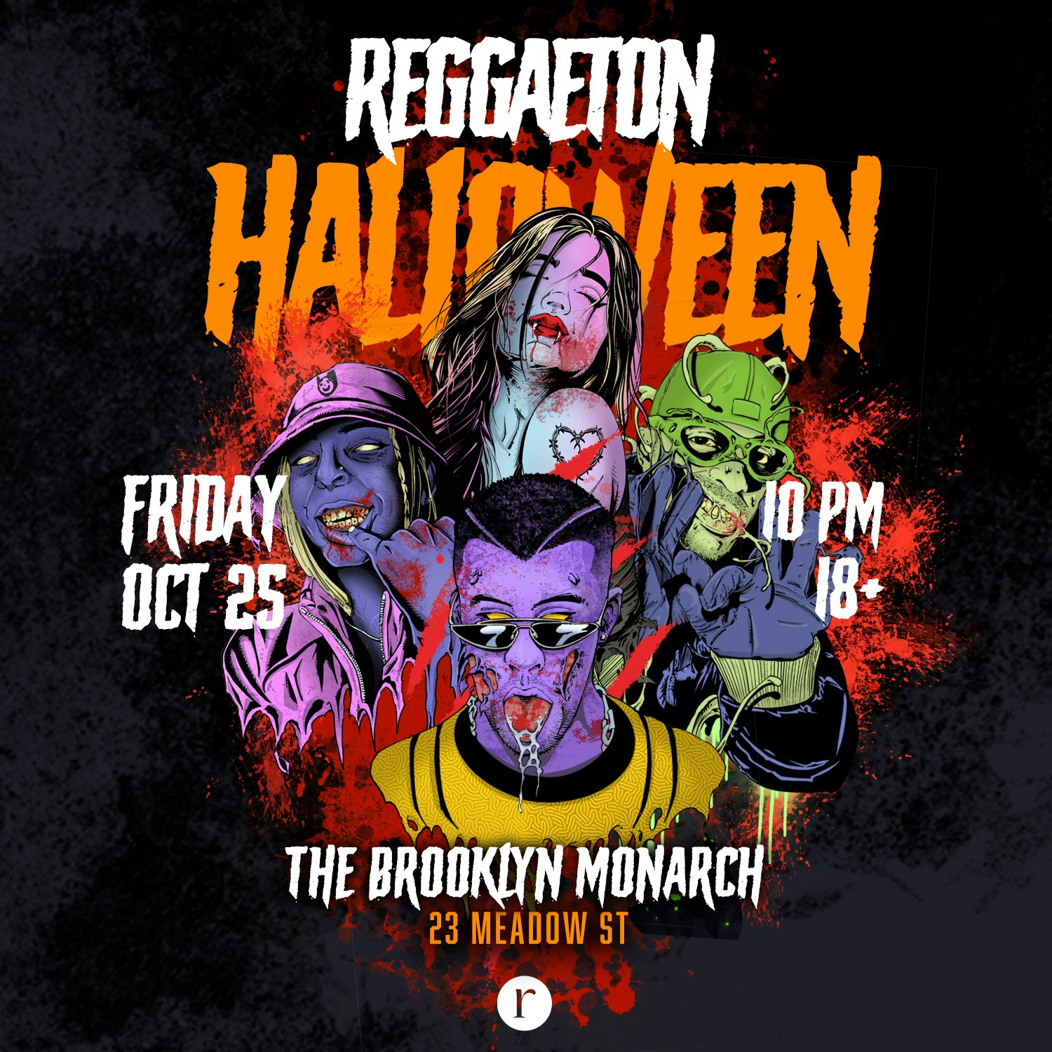 Reggaeton Halloween (18+) Tickets From 11.33 25 Oct The Brooklyn