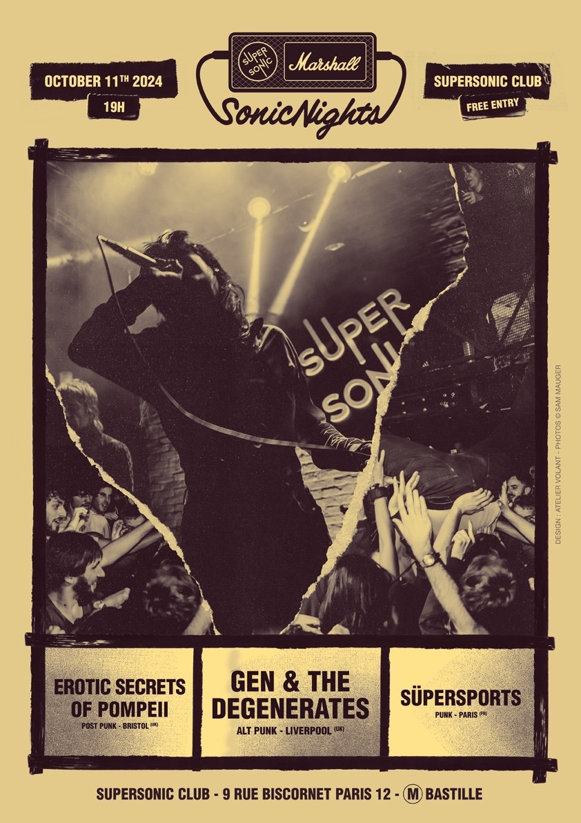 MARSHALL SONIC NIGHTS Gen & The Degenerates + Erotic Secrets of