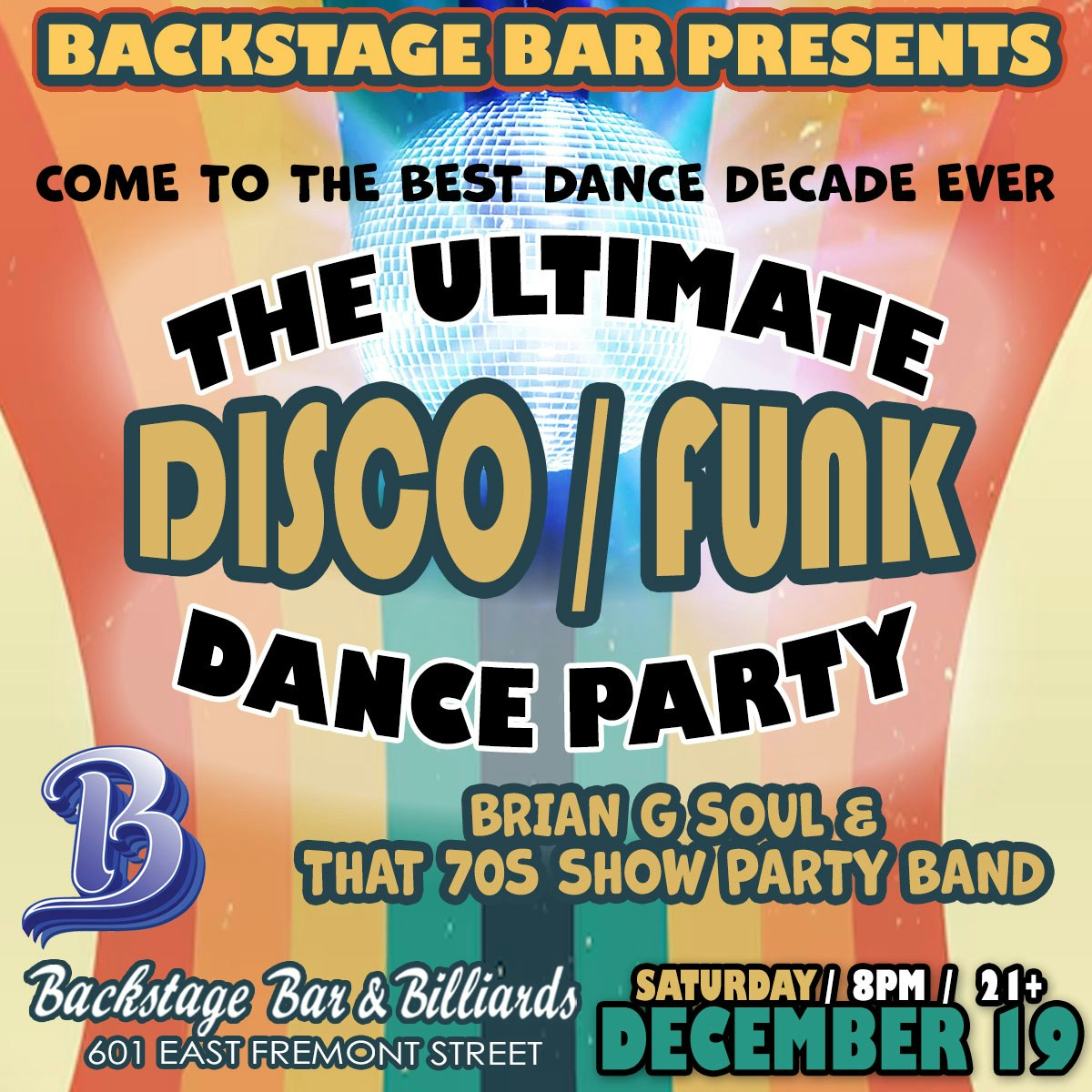 That 70's Show Party Band Featuring Brian G Soul Tickets 20 19 Dec