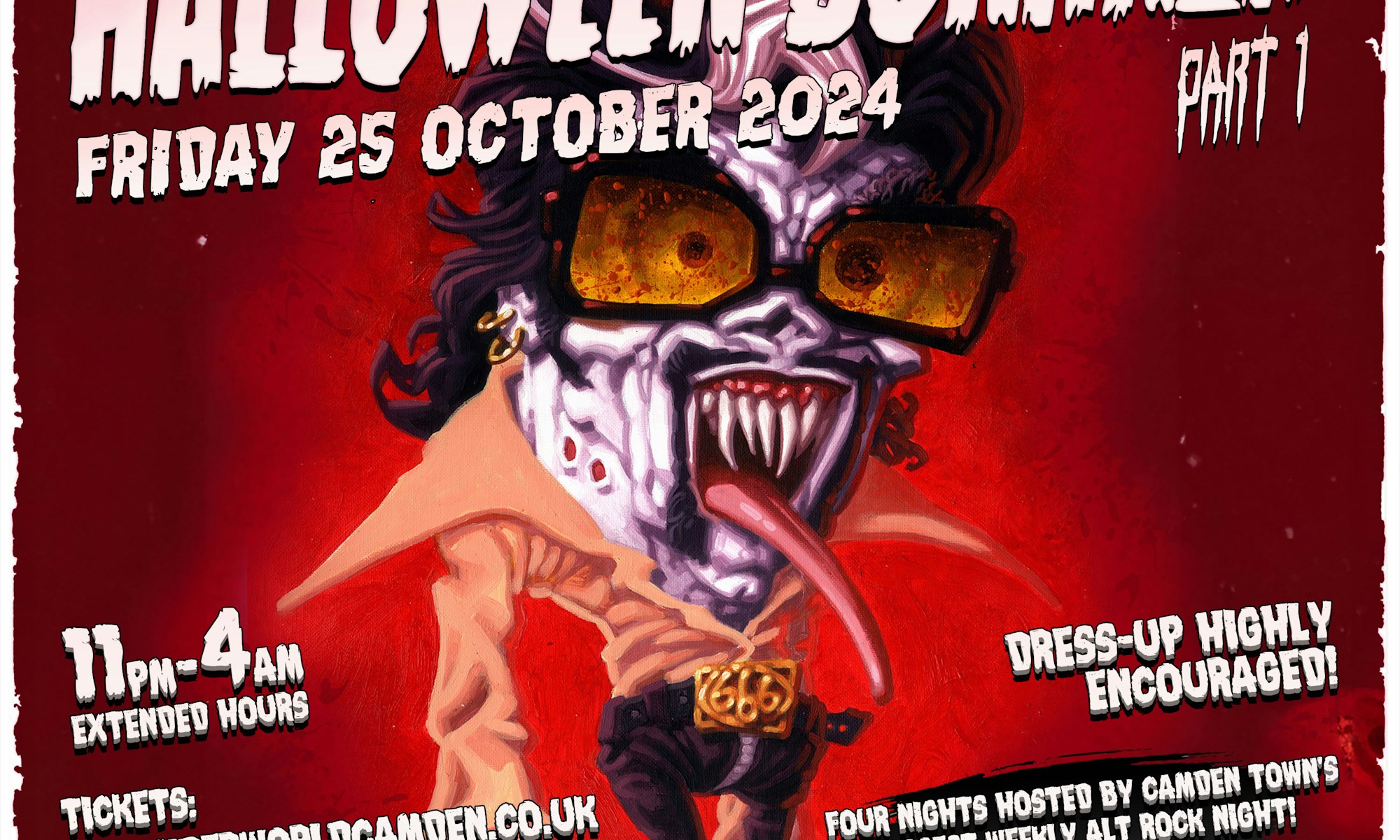 Camden Rocks Halloween Bonanza – Part 1