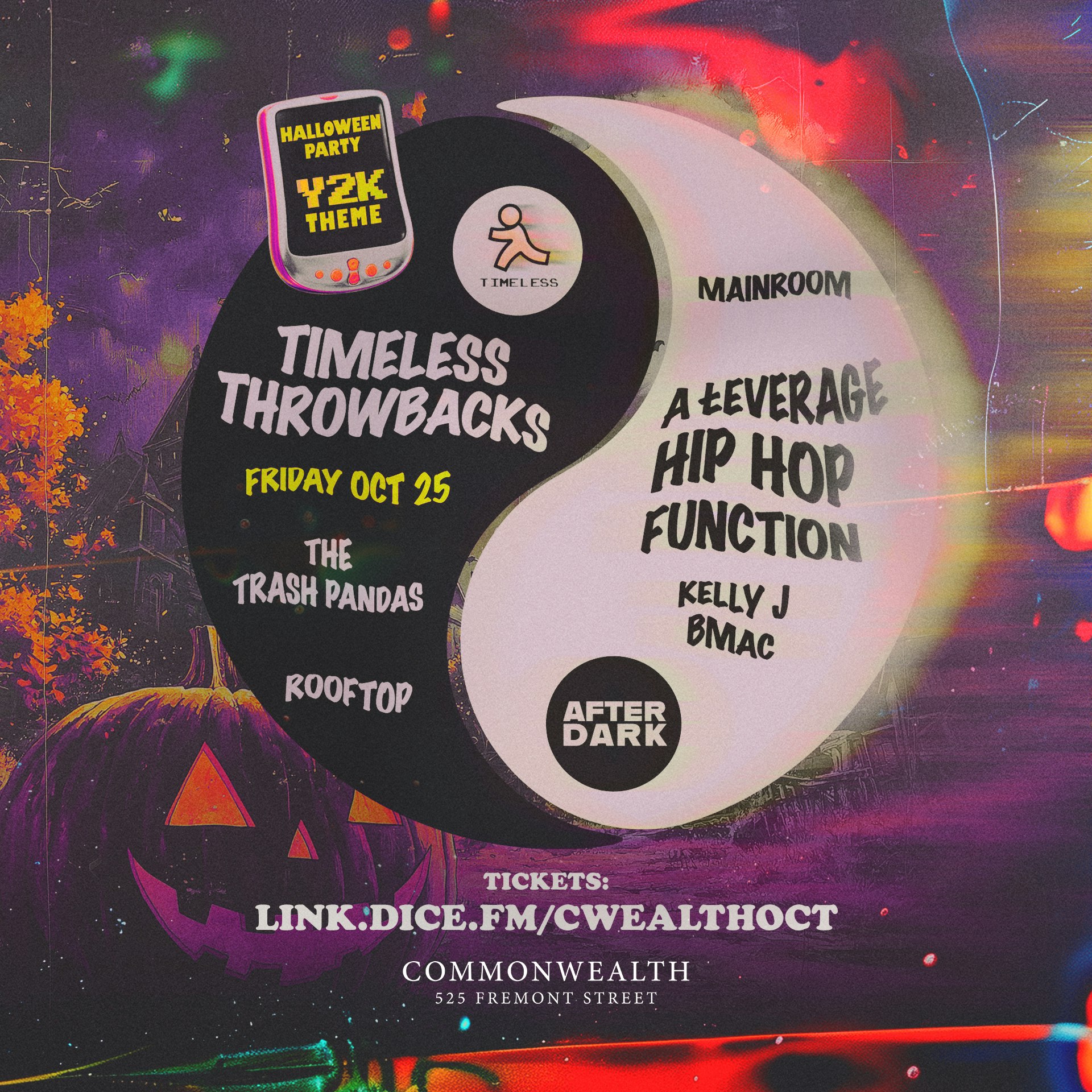 Halloween Y2K theme party (Throwbacks x Hip Hop) Tickets From Free