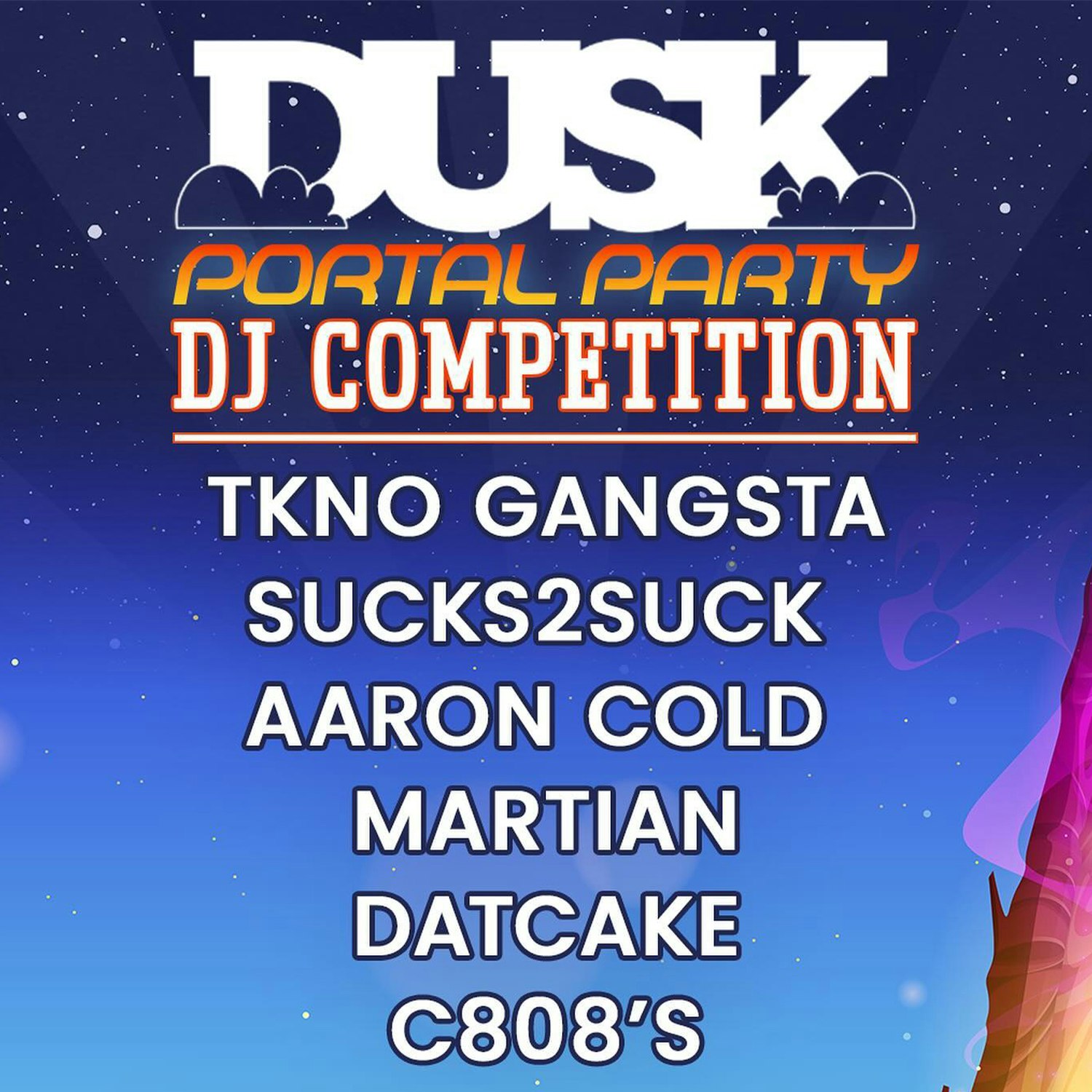 Dusk Portal Party DJ Competition