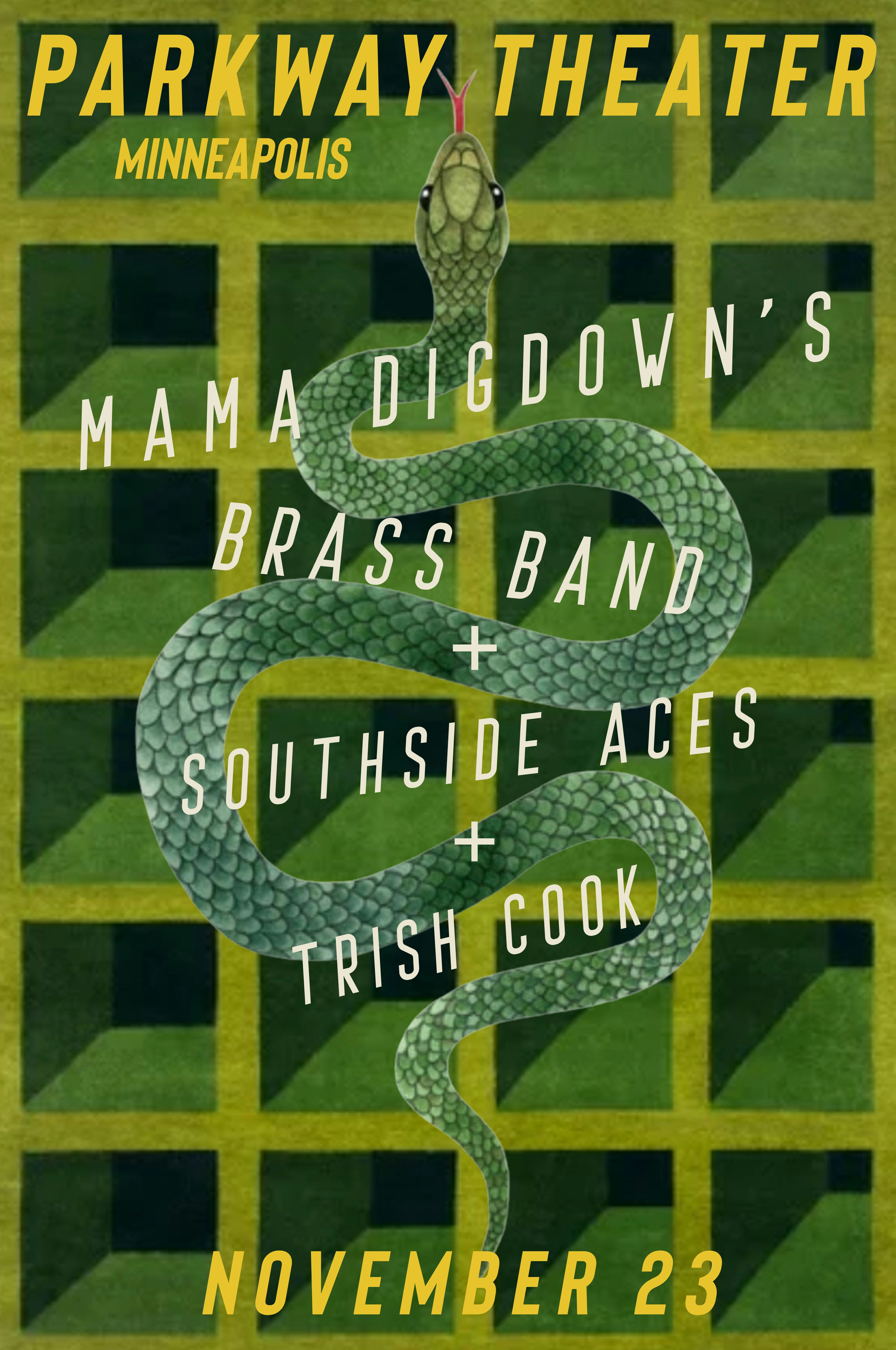 Mama Digdown’s Brass Band with special guests Southside Aces and emcee