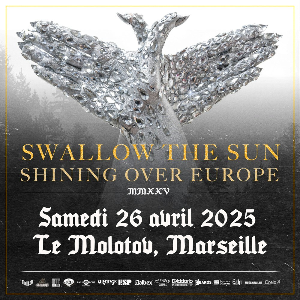 Swallow the Sun + Guest Tickets 26 Apr Le Molotov, Marseille DICE