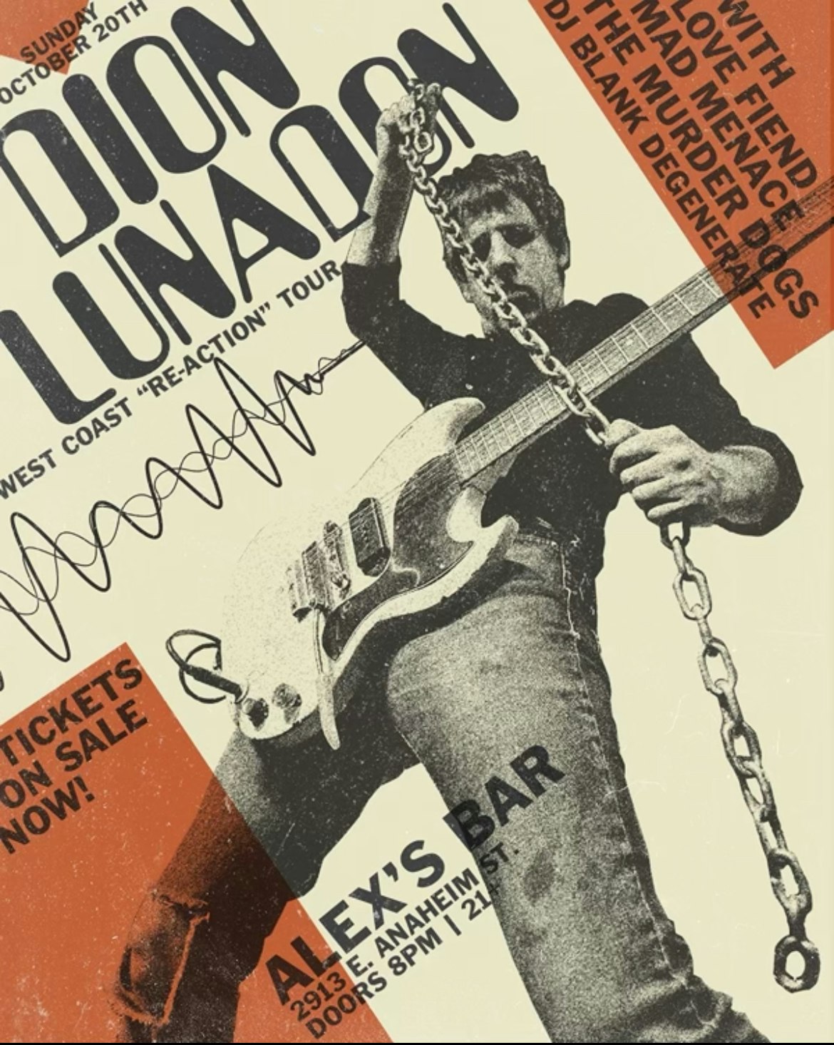 Dion Lunadon + Love Fiend + Mad Menace & the Murder Dog + DJ Blank