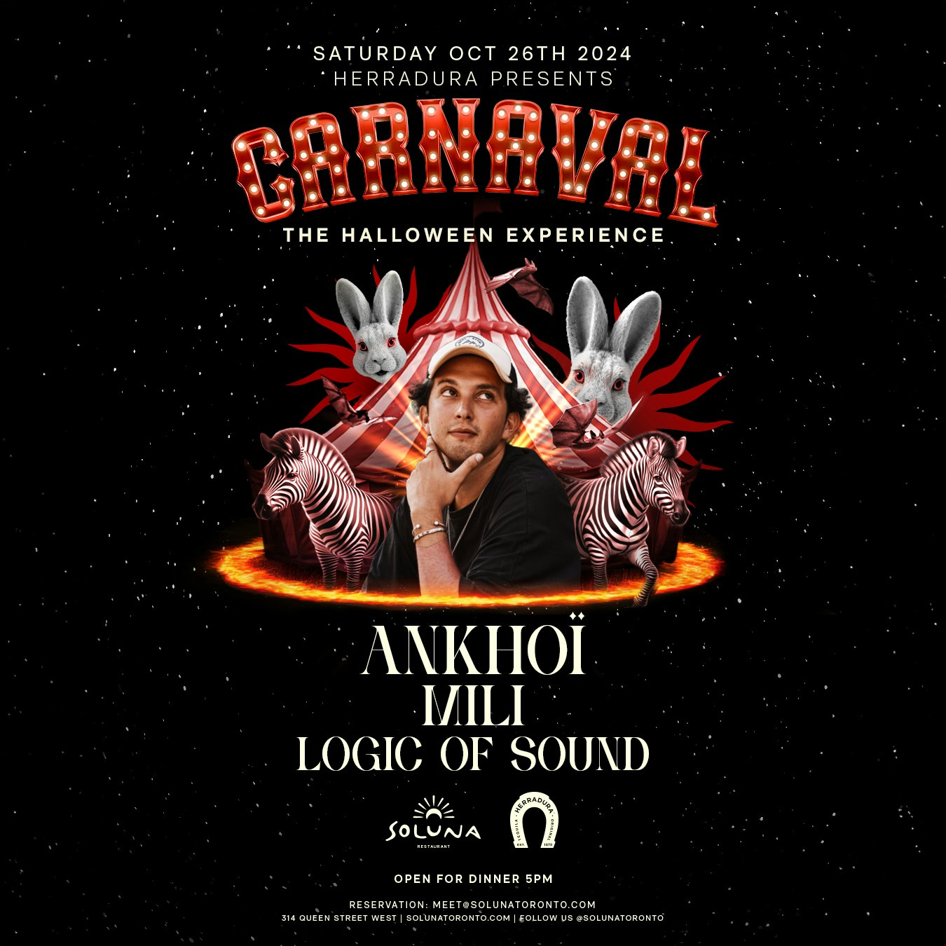 Soluna Presents Carnaval w/ Ankhoï Tickets CA30 26 Oct Soluna, Toronto DICE