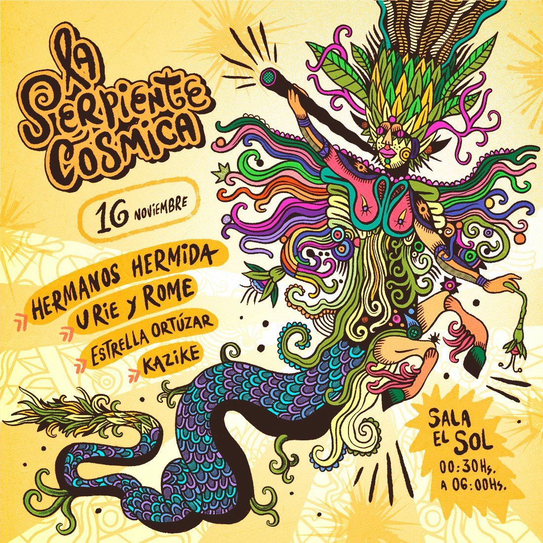 La Serpiente Cósmica Tickets From €12 16 Nov El Sol, Madrid DICE