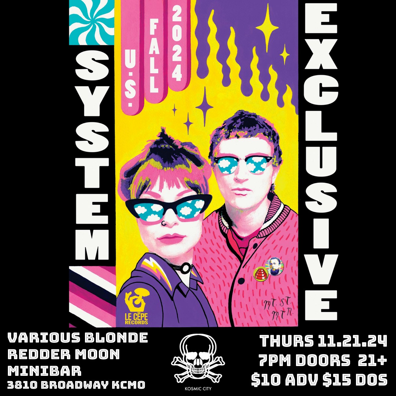 System Exclusive, Various Blonde, Redder Moon Tickets 13.15 21 Nov