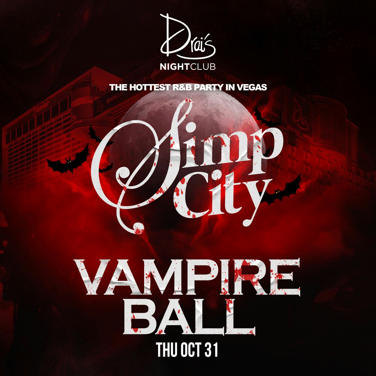 Simp City (R&B) Halloween Edition *vampire theme* Tickets From Free