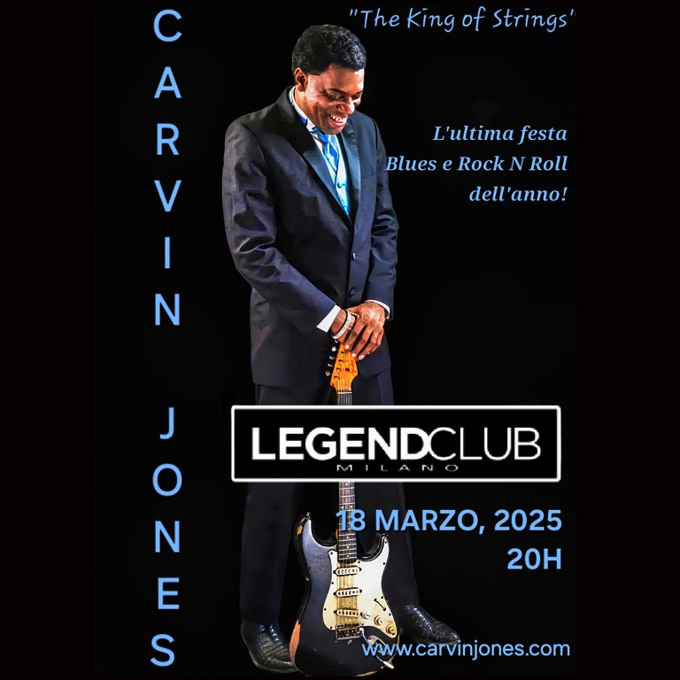 CARVIN JONES IL PARTY ROCK N ROLL BLUES DELL’ANNO Tickets €23 18