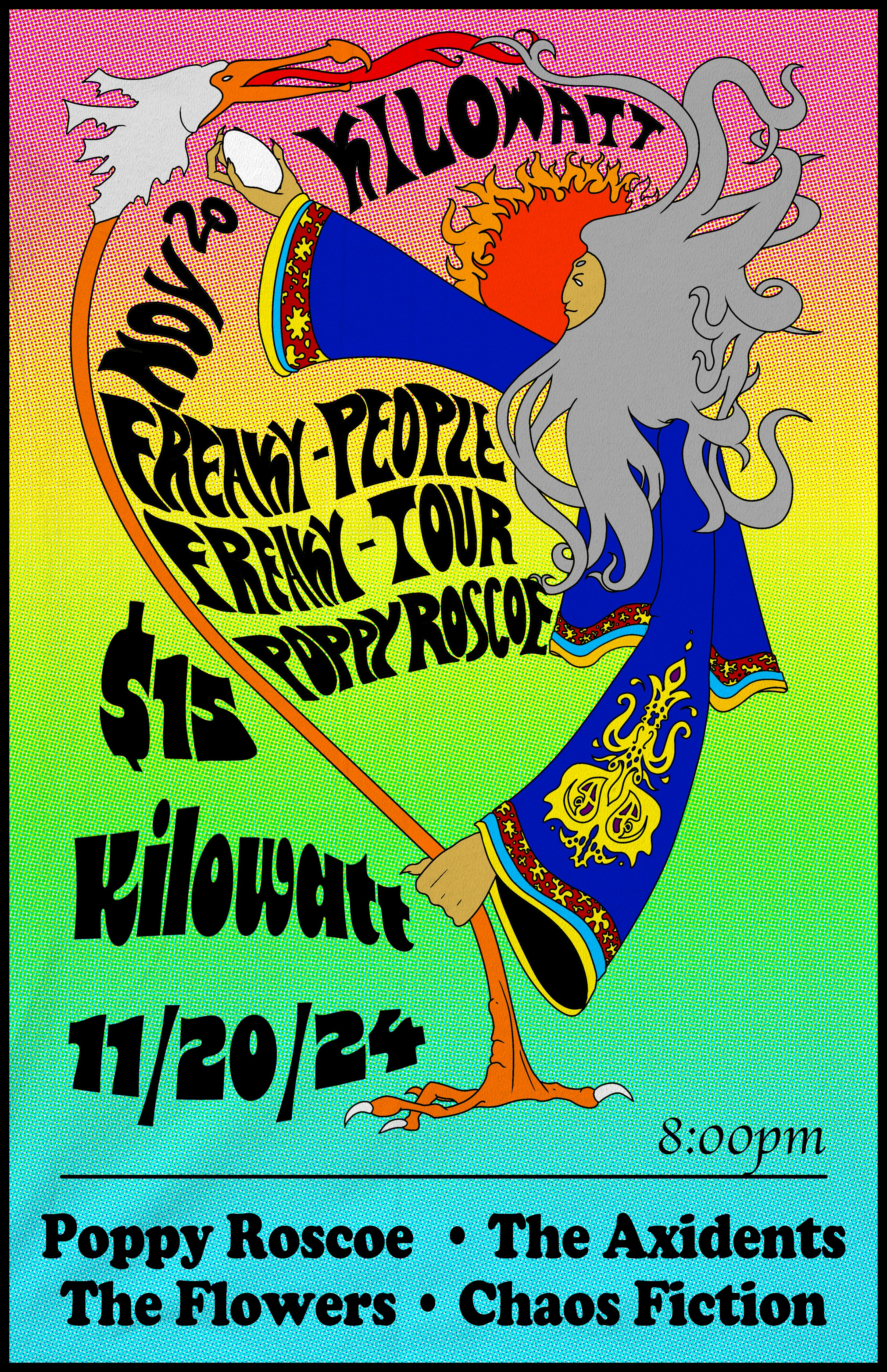 Poppy Roscoe, The Axidents, The Flowers and more Tickets 14.63 20