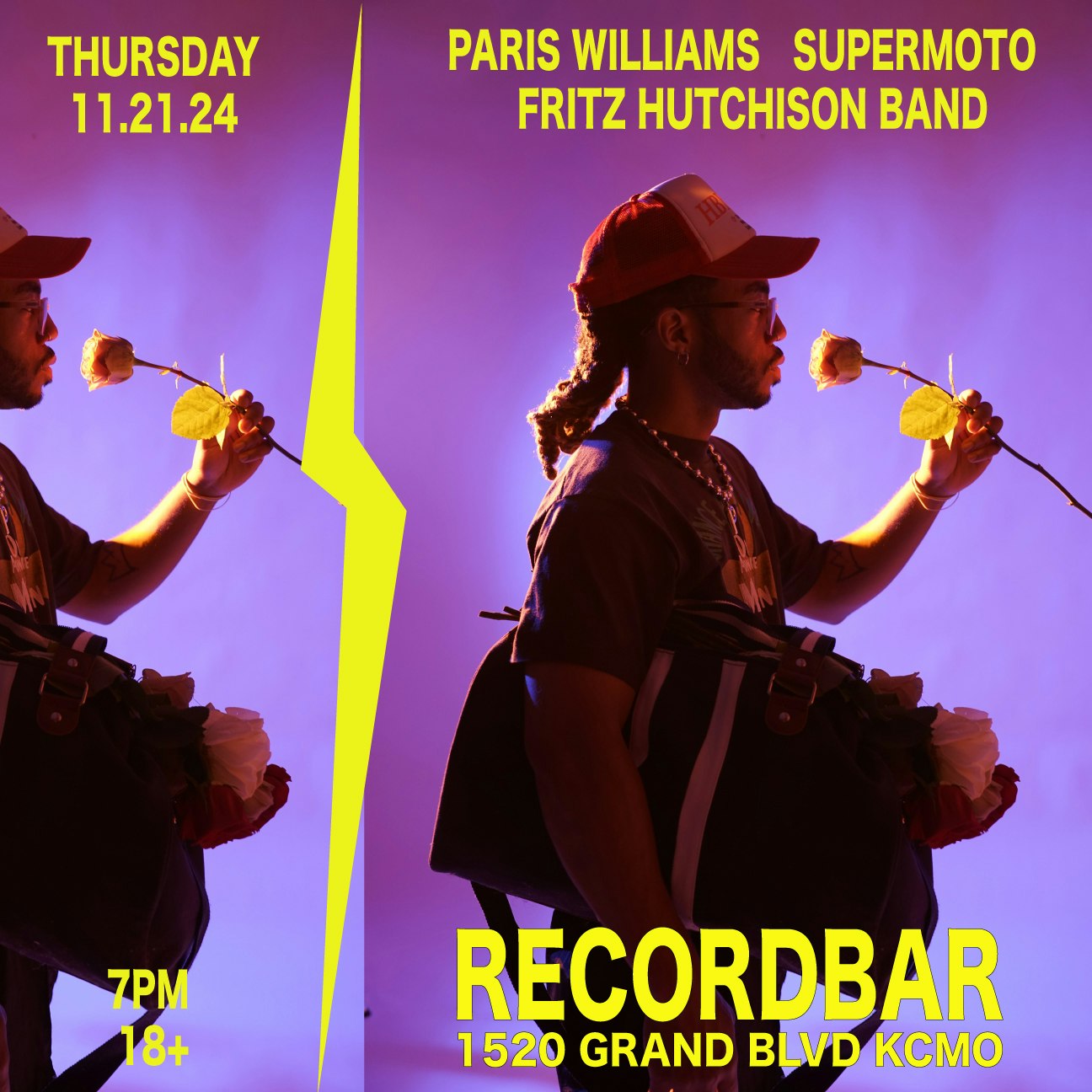 Paris Williams, Supermoto, Fritz Hutchison Band Tickets 15.30 Nov