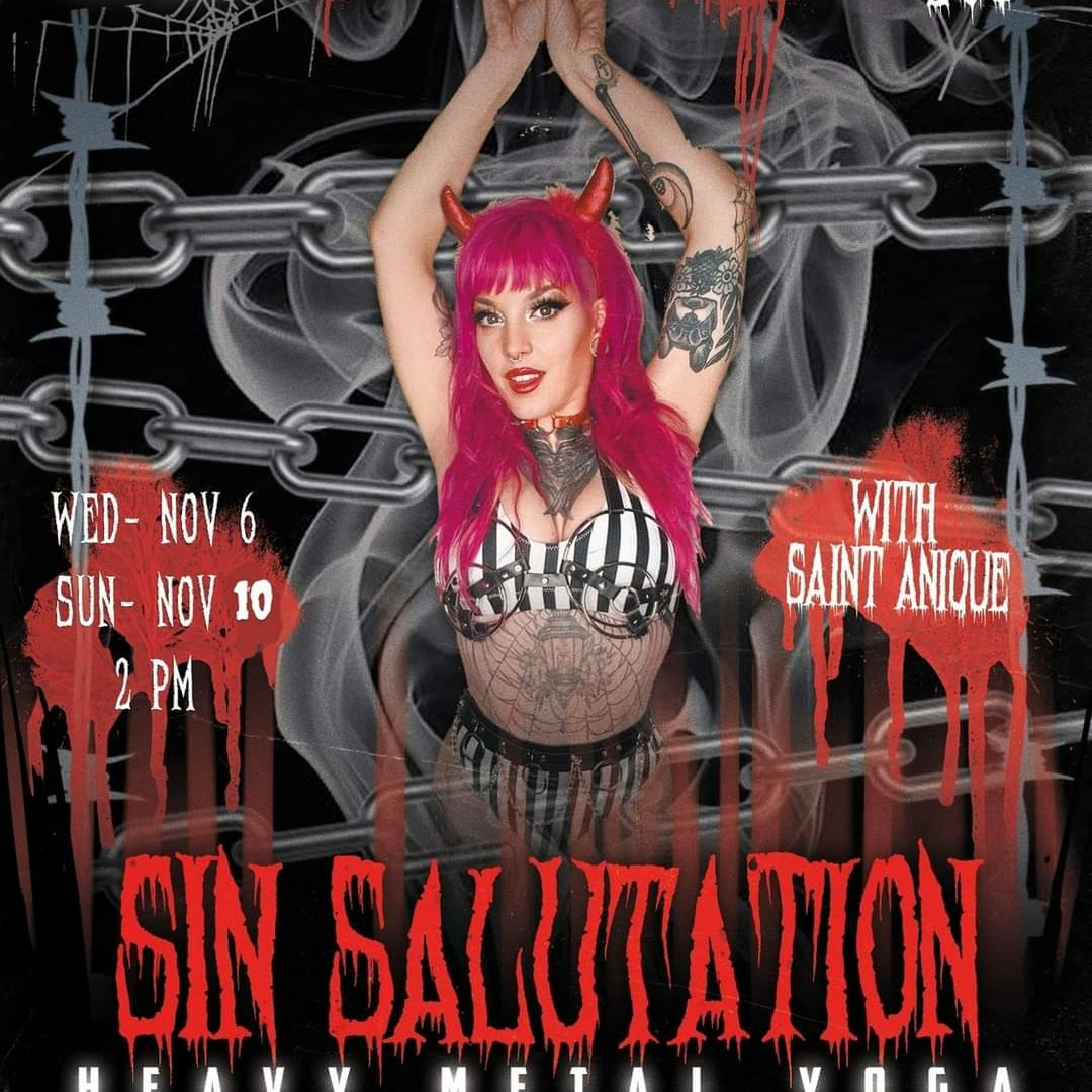 Sin Salutation: Heavy Metal Yoga