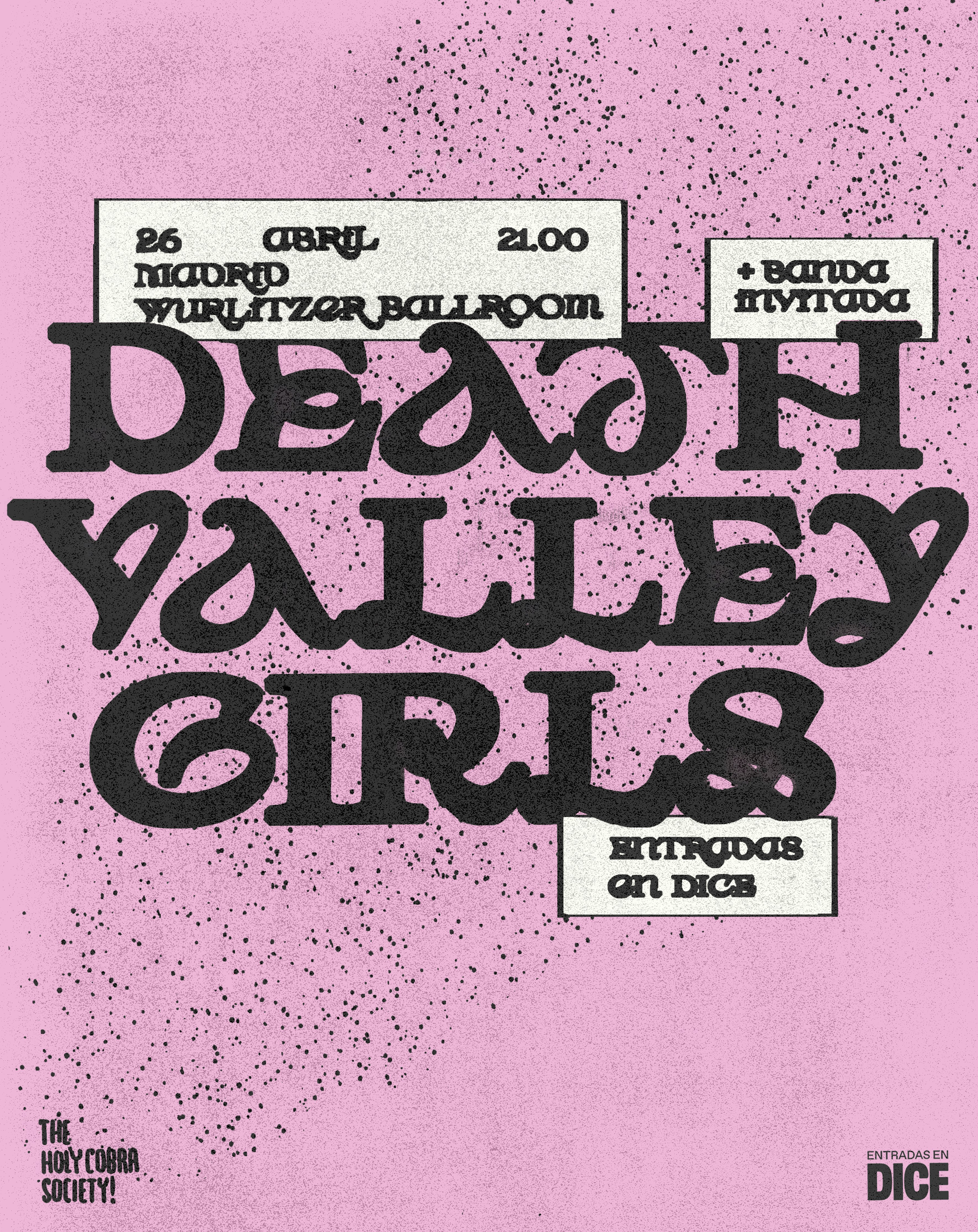 Death Valley Girls Tickets €14.47 26 Apr WURLITZER BALLROOM