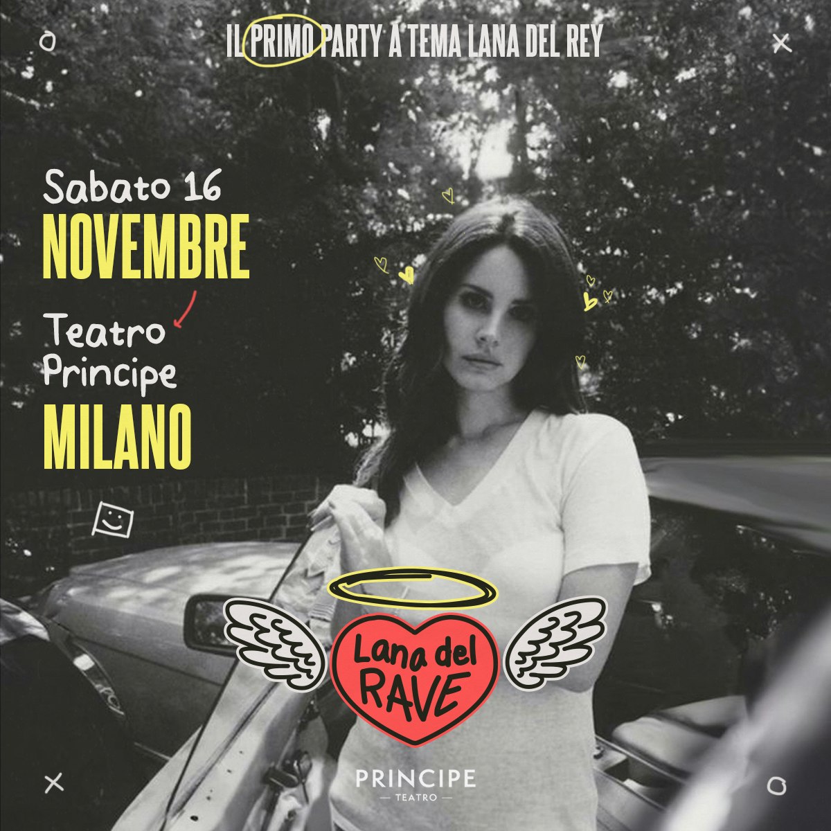 Lana del Rave Milano Tickets €11.50 16 Nov Teatro Principe