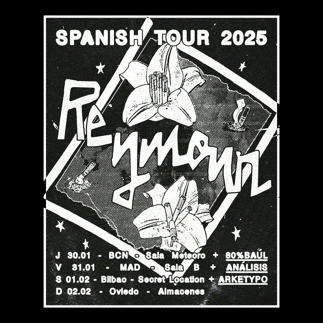 Reymour + Análisis en Madrid Tickets €16.50 31 Jan Sala B, Madrid