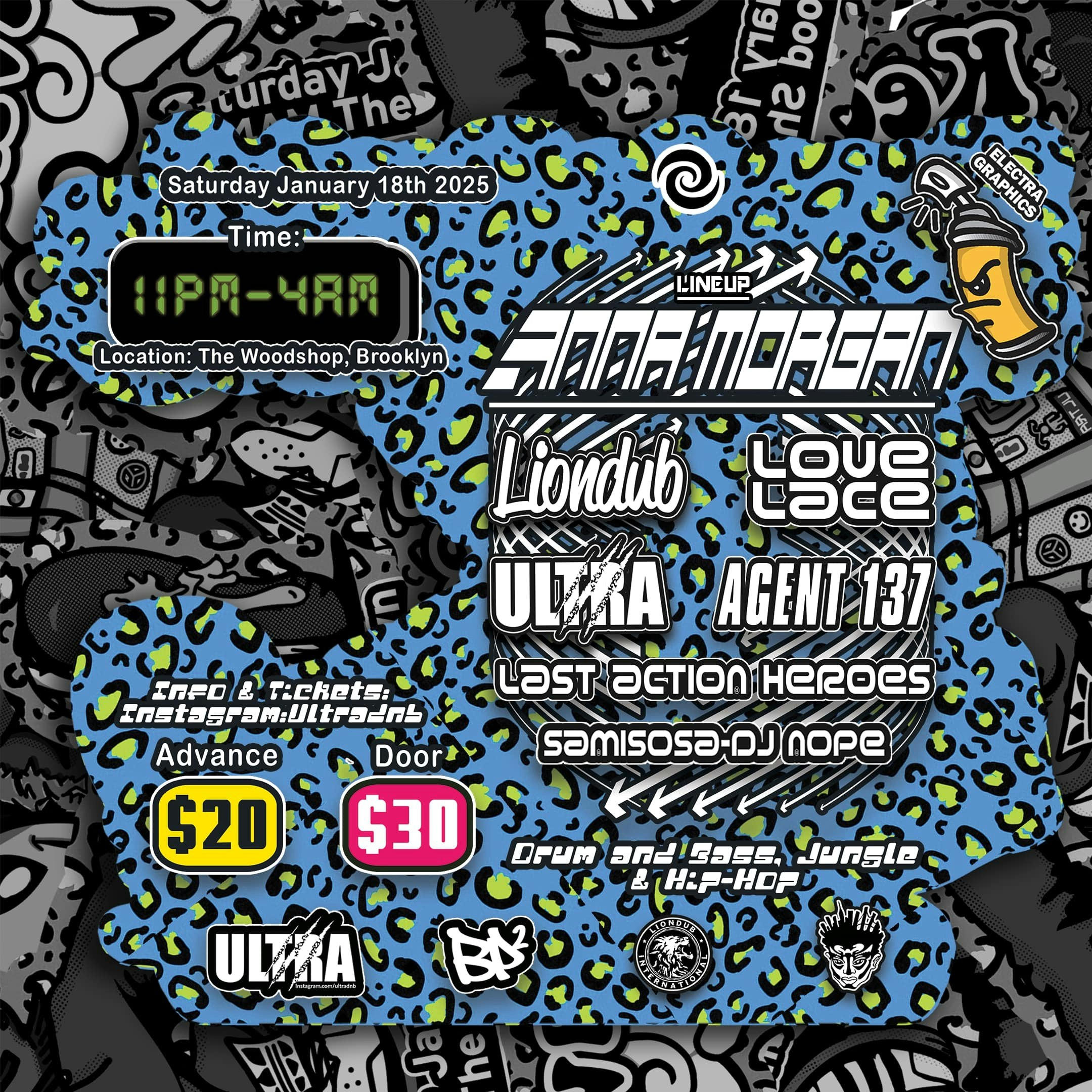 Anna LionDub, Lovelace, Ultra, Agent 137 Tickets 25.24 18