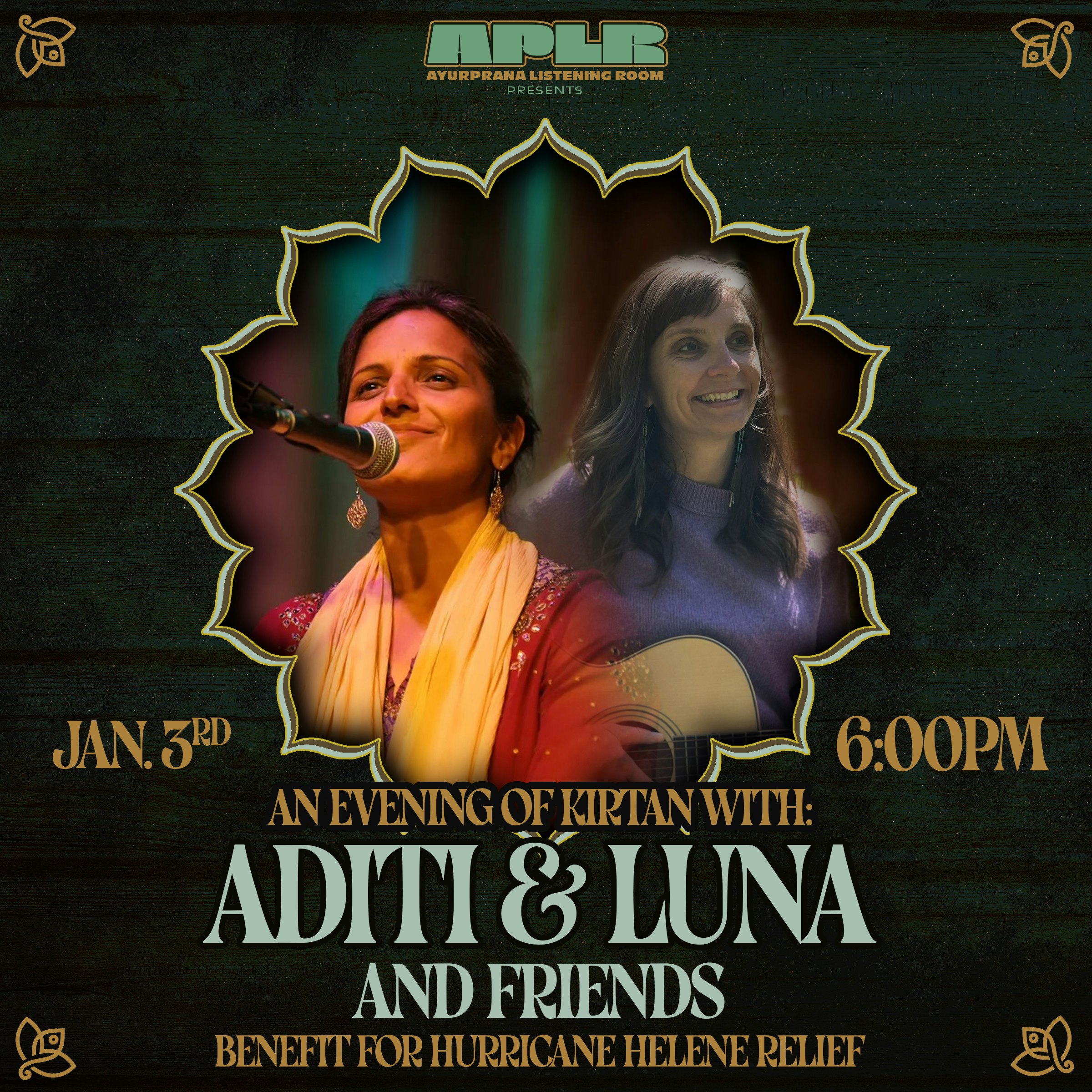 An Evening of Kirtan with Aditi and Luna