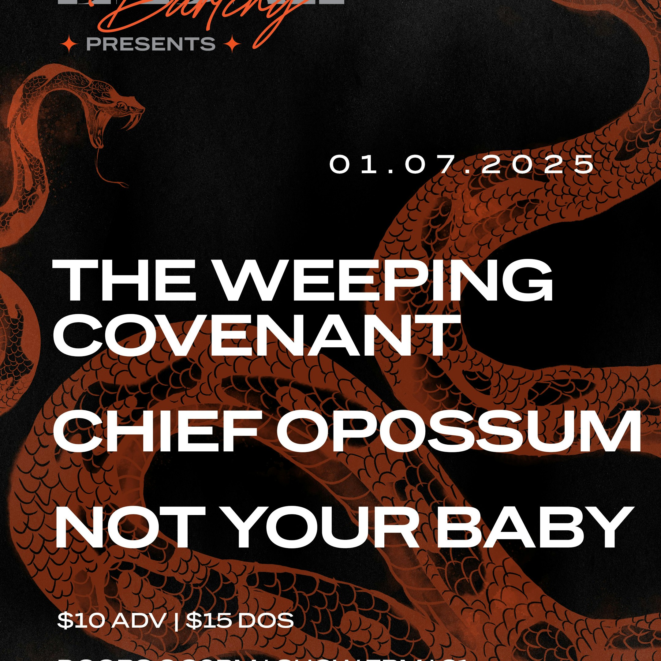 Not Your Baby, Chief Opossum, The Weeping Covenant