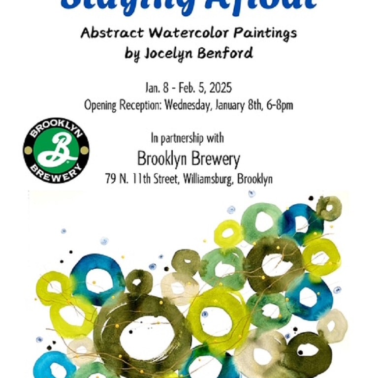 Staying Afloat: Abstract Watercolor Paintings Opening Party