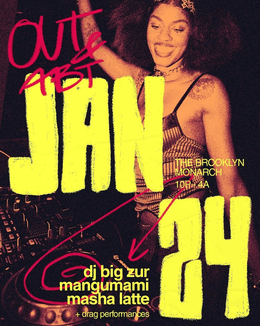 Out and Abt Nyc Tickets 13.91 24 Jan The Brooklyn Monarch, New