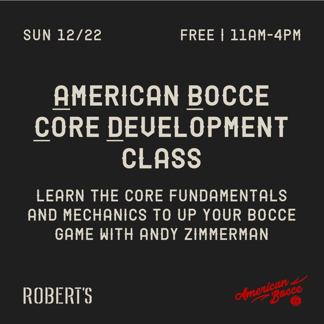 American Bocce Core Development Class