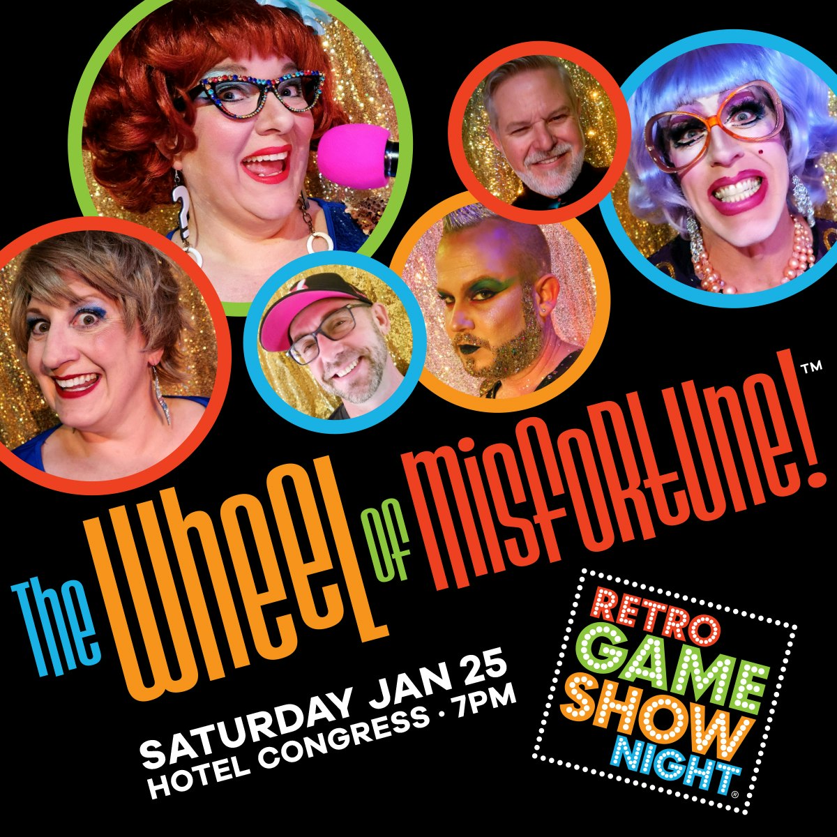 Retro Game Show Night Presents The Wheel of Misfortune!