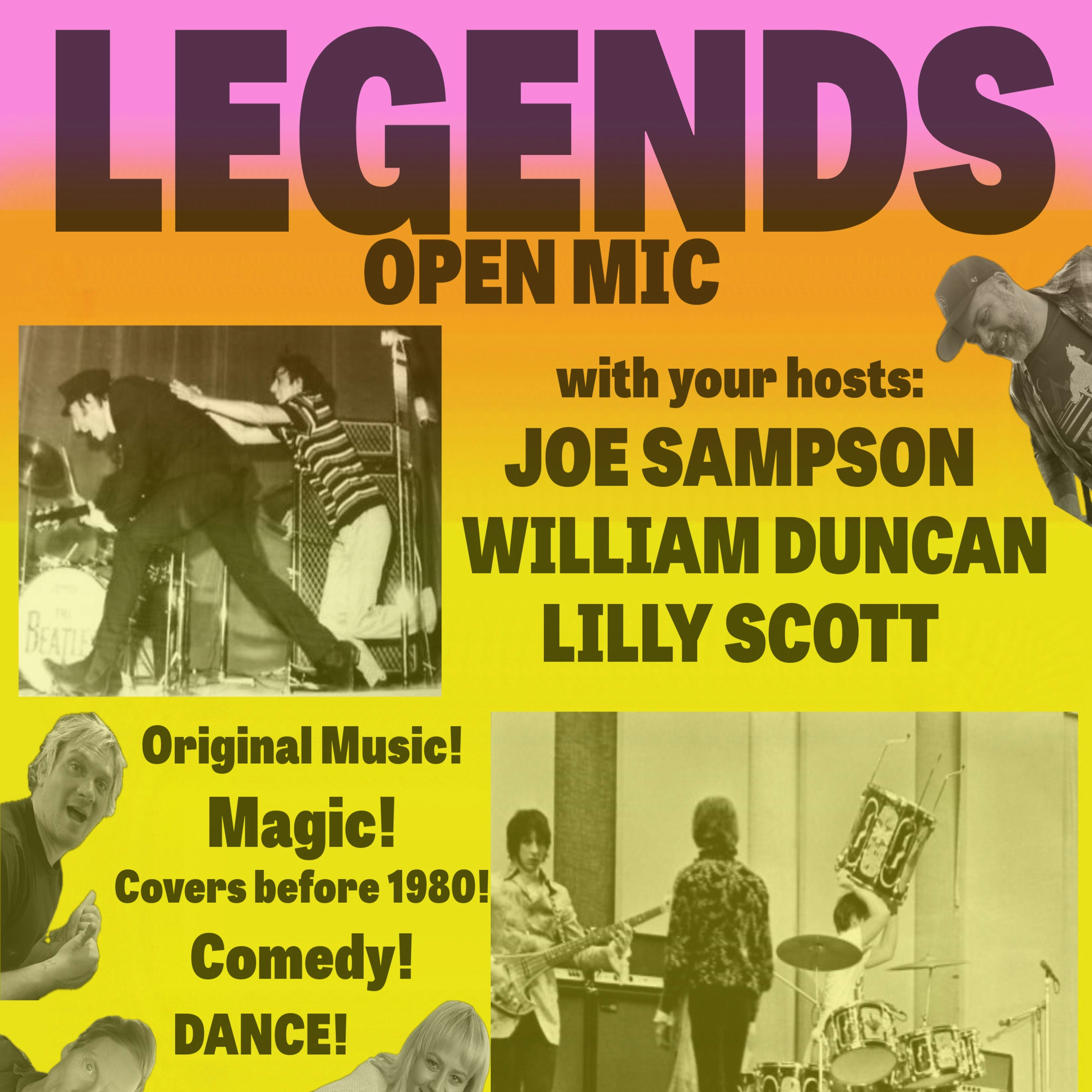 Photo of LEGENDS Open Mic